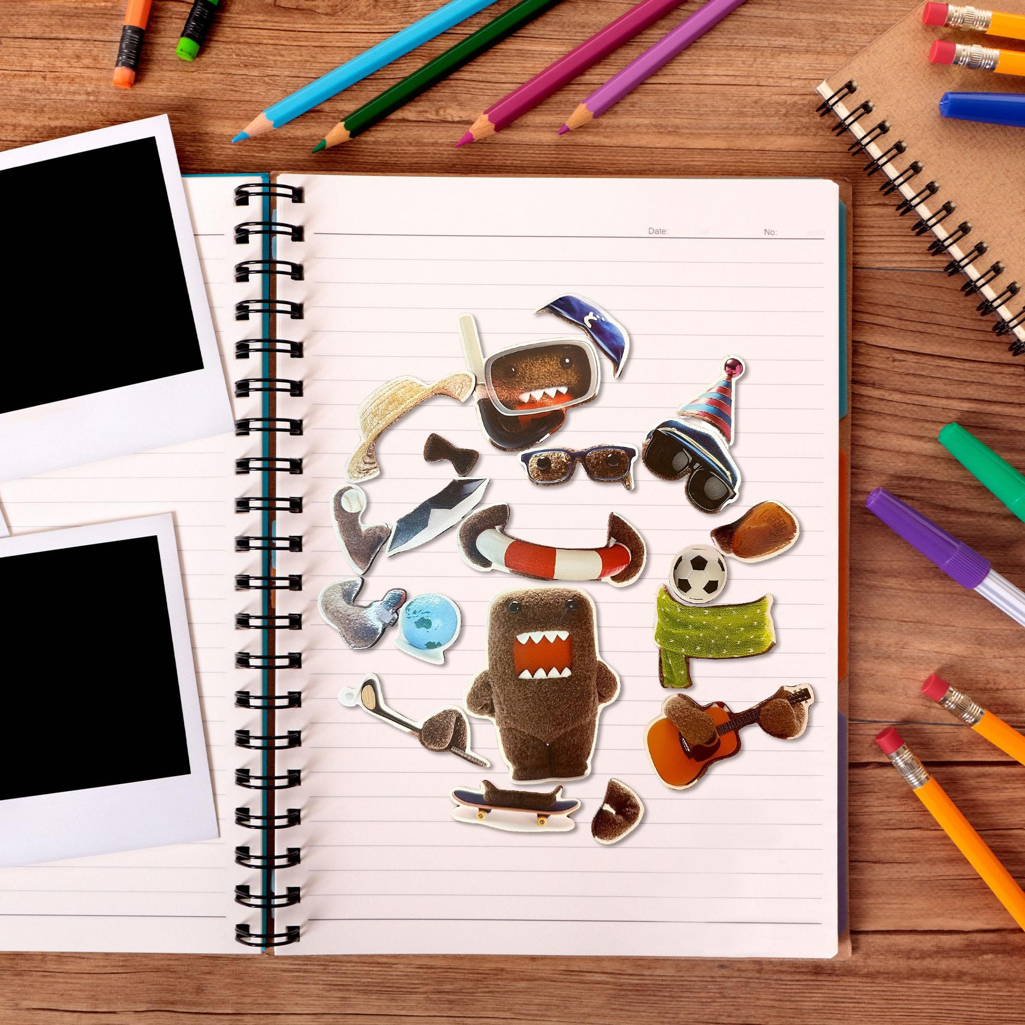 Enchanting Domo Dress - Up Magnet Set