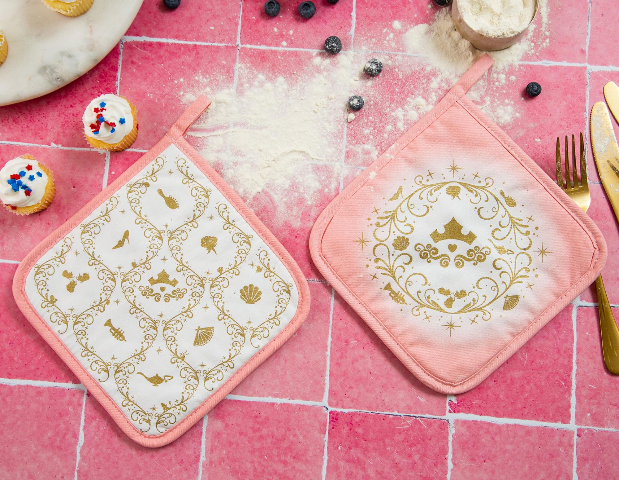 Magical Disney Princess Kitchen Pot Holders - Set of 2