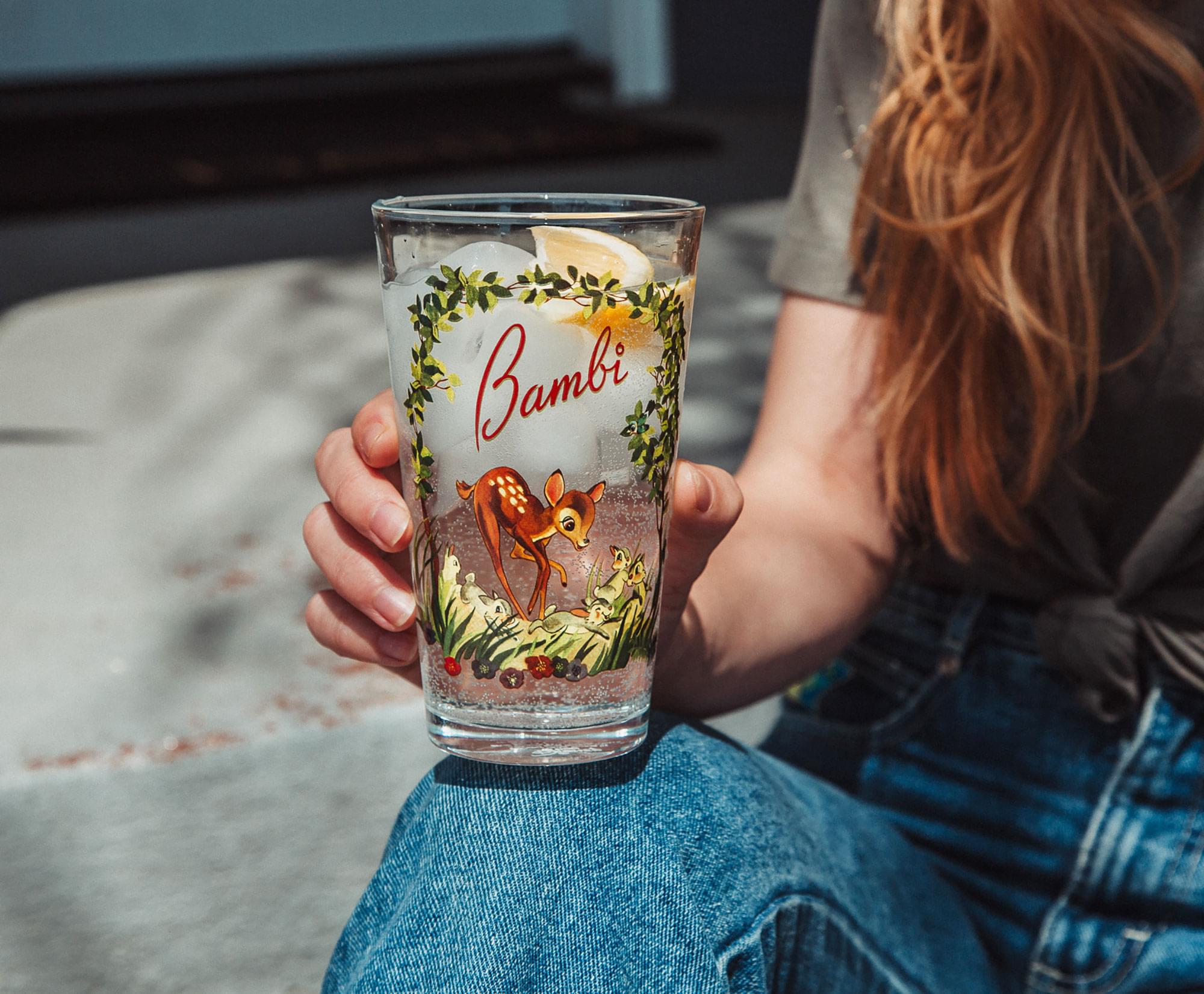Enchanting Disney Bambi Storybook Pint Glass - 16 Oz