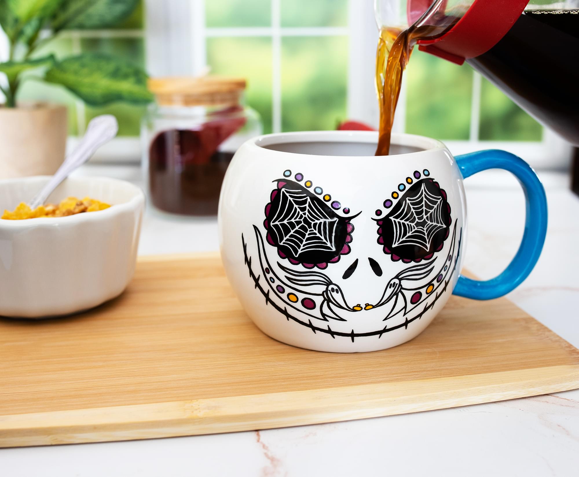 Disney's Nightmare Before Christmas Jack Skellington Day of the Dead Ceramic Mug