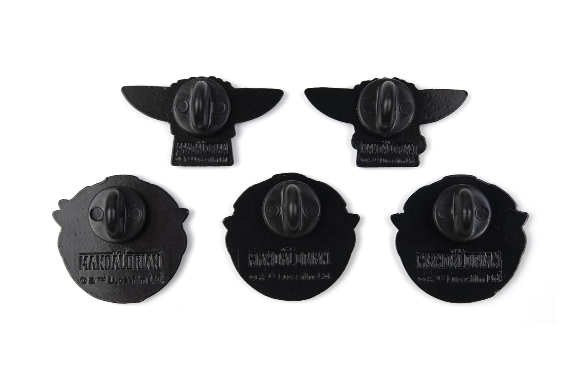 The Mandalorian: 5-Piece Enamel Pin Set of The Child - Adorable Baby Yoda Pins