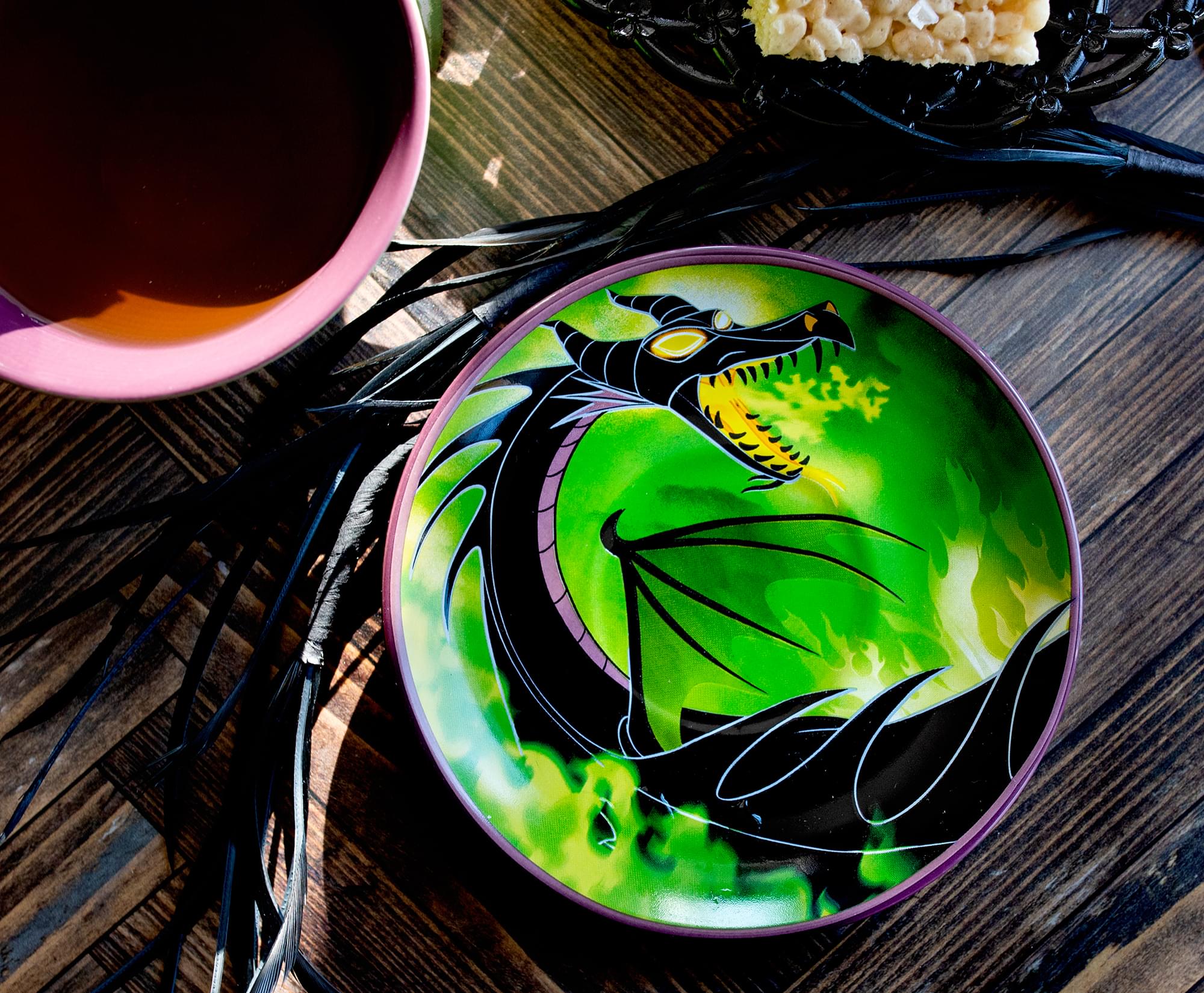 Maleficent-Inspired Disney Villains Ceramic Teacup & Saucer Set