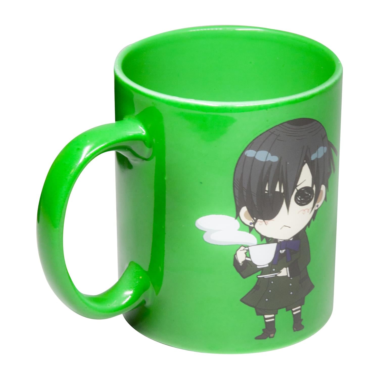 Black Butler Green Coffee Mug with Logo - A Must-Have for Fans