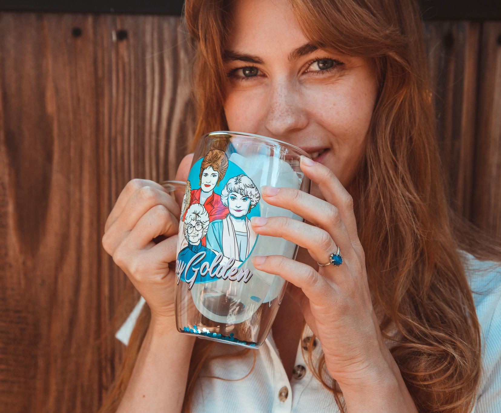 Golden Girls Exclusive 15 - Ounce Double - Walled Glass Mug