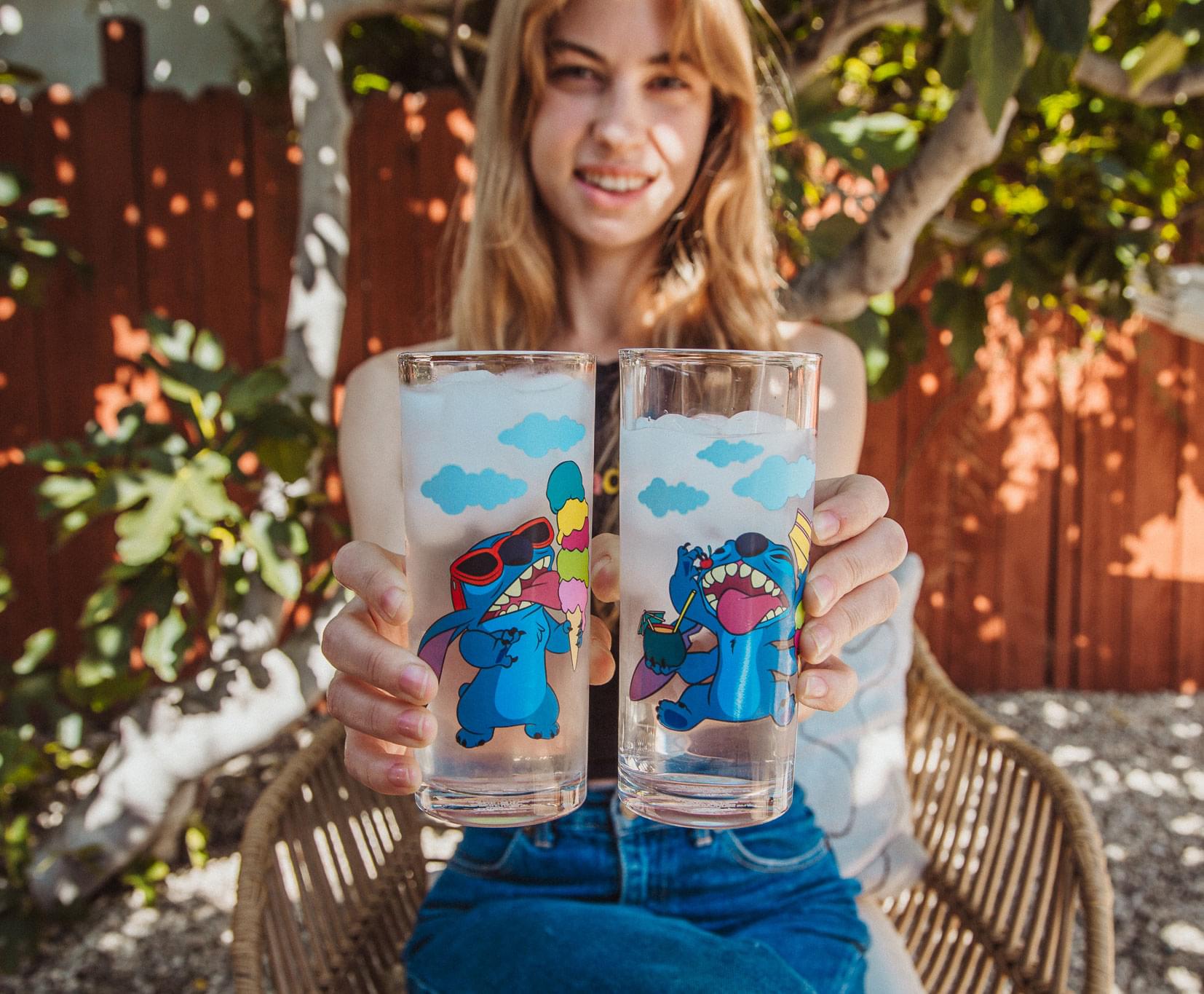 Disney Lilo & Stitch 10-Ounce Beach Day Tumbler Set - 4 Pack