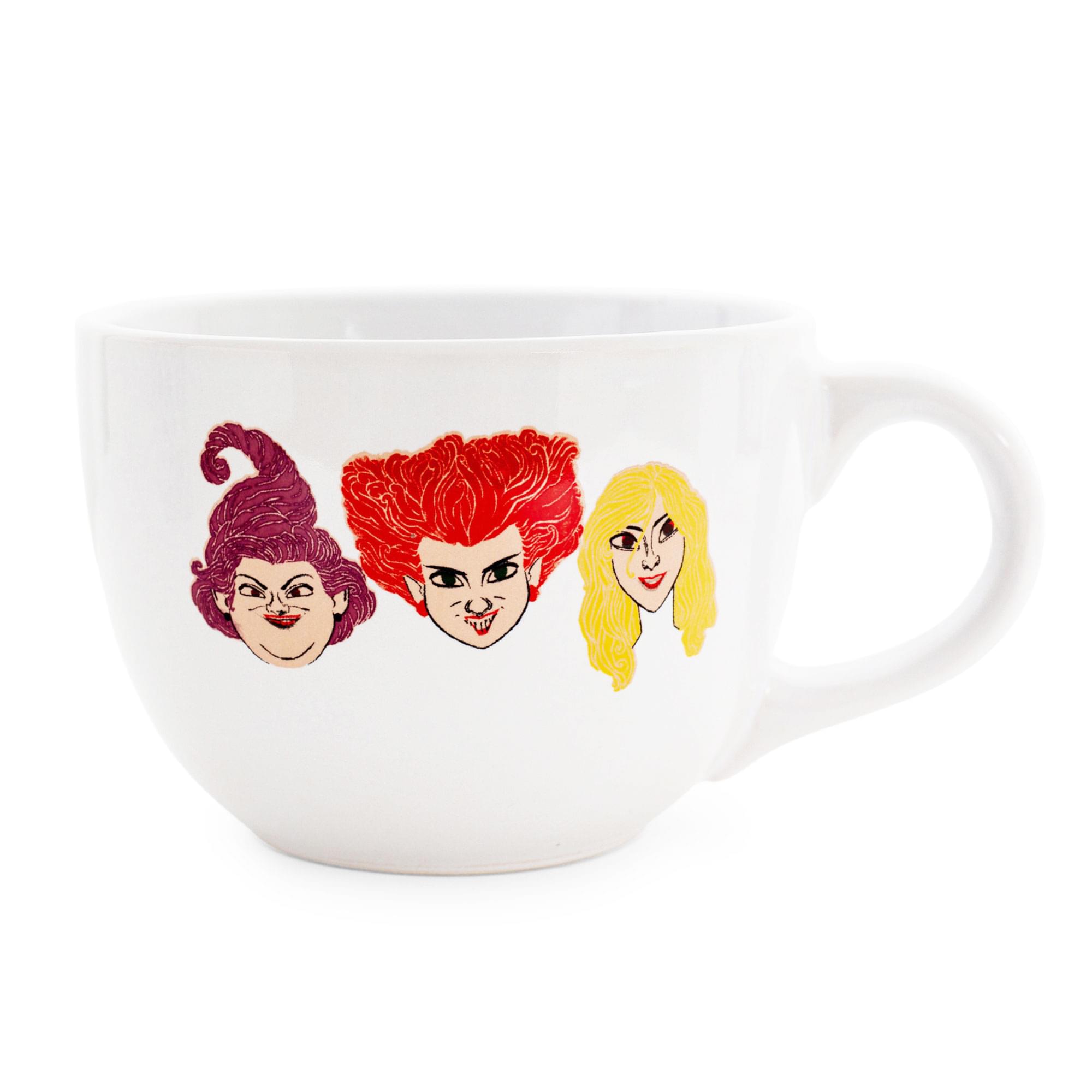 Disney Hocus Pocus Spooky Ceramic Soup Mug - 24 Ounces