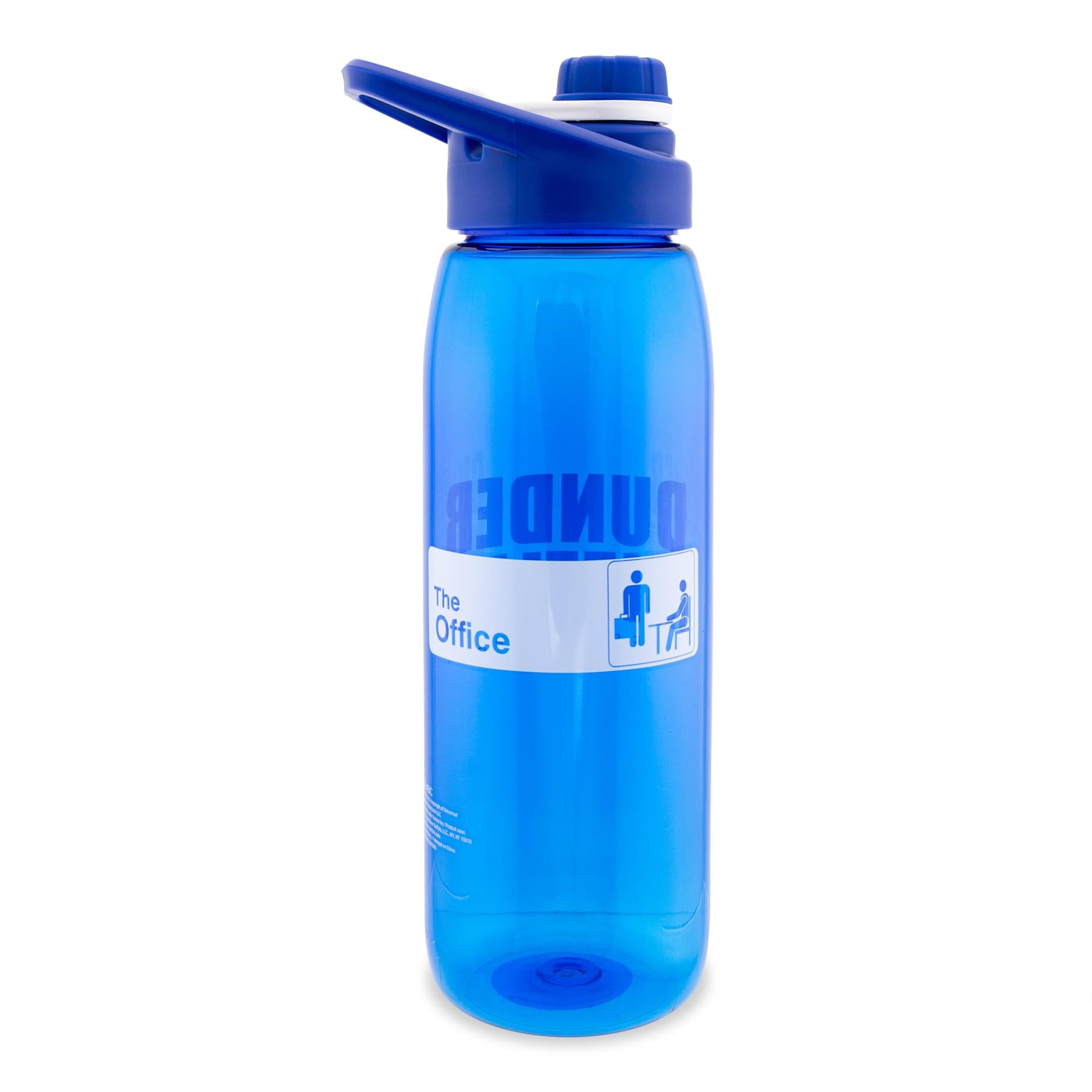 The Office Dunder Mifflin 28-Ounce Handle Lid Water Bottle - Keep Hydrated in Style