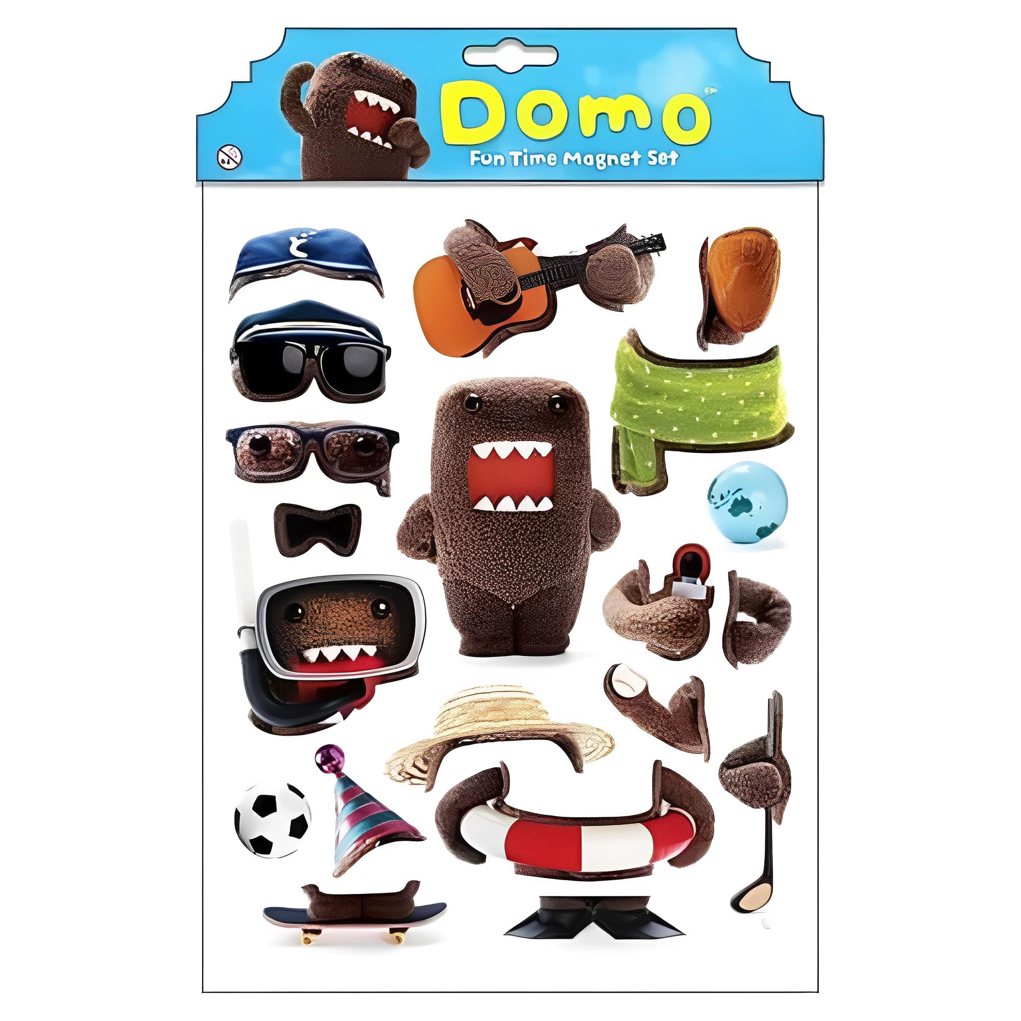 Enchanting Domo Dress - Up Magnet Set