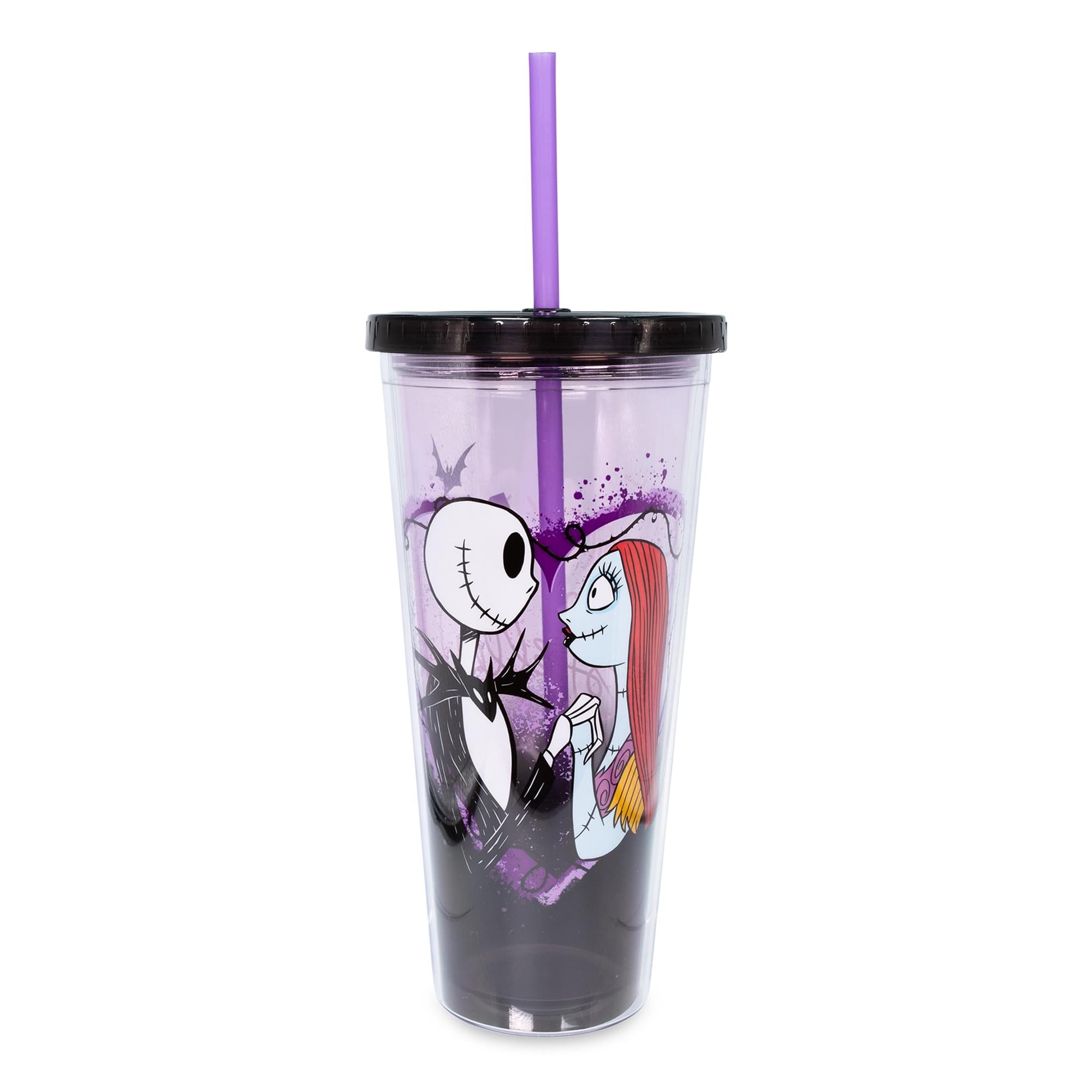 Disney's Nightmare Before Christmas Enchanting Acrylic Carnival Cup with Lid and Straw