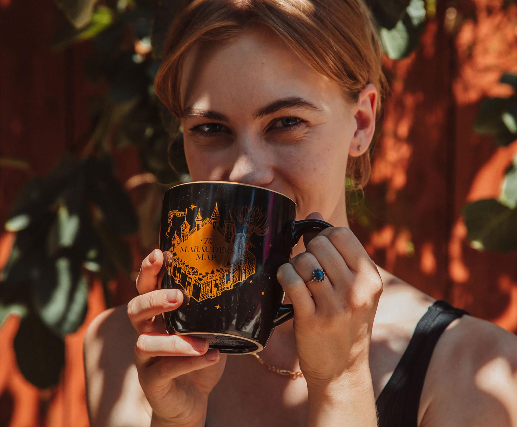 Enchanting Harry Potter Marauder's Map Ceramic Mug - 18 Oz