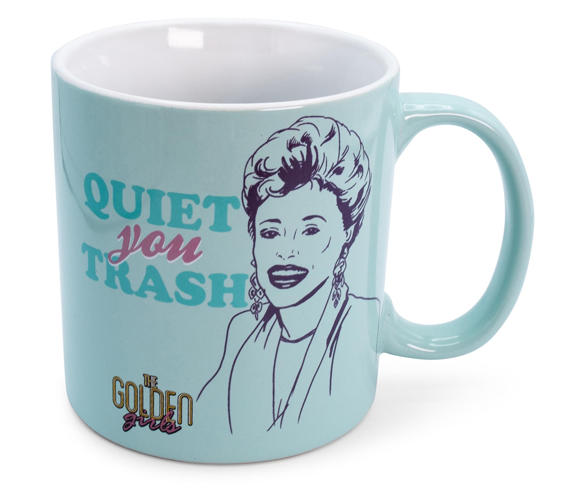 Golden Girls 'Quiet You Trash' 20-Ounce Ceramic Mug