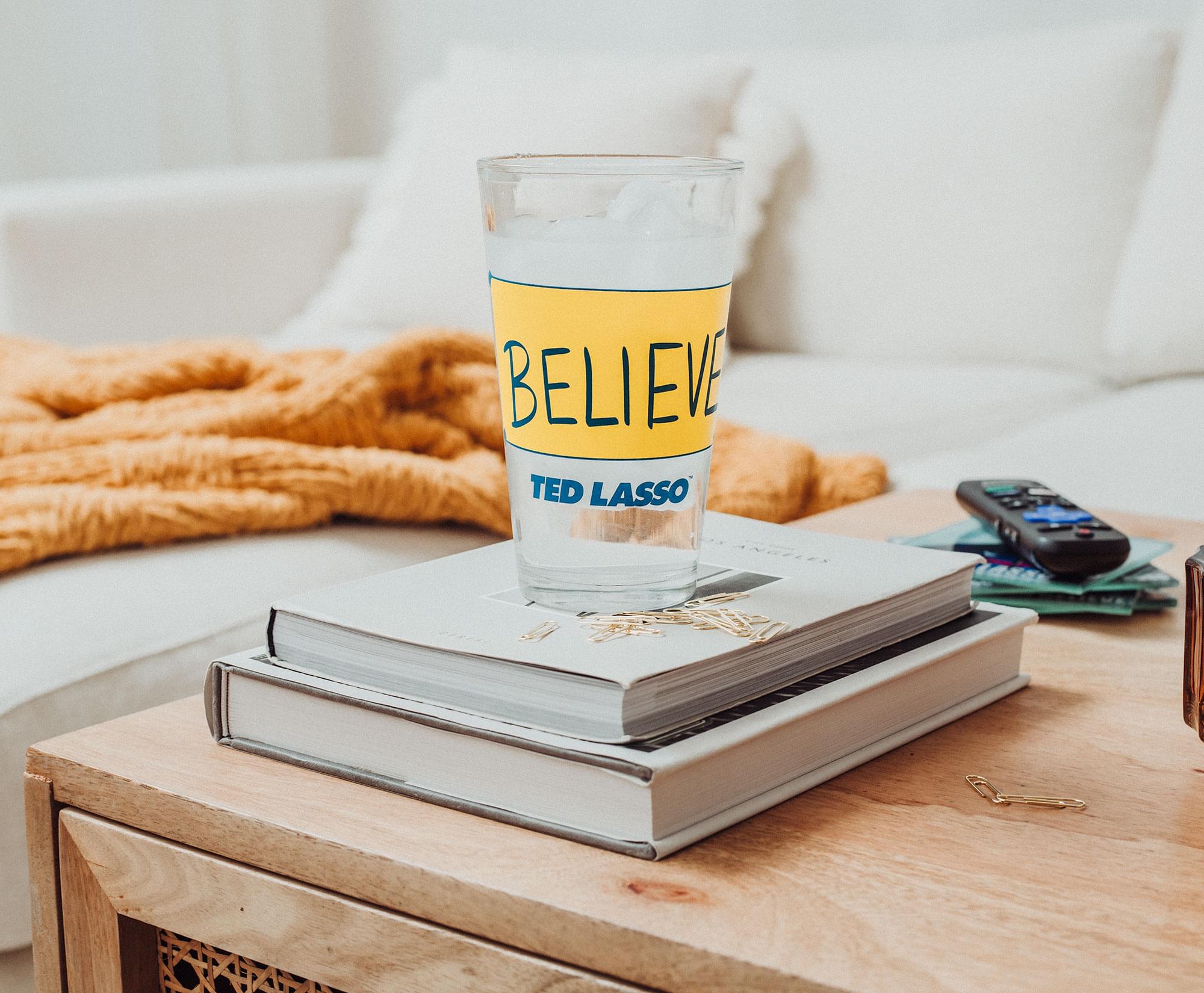Inspiring Ted Lasso 16-Ounce Pint Glass