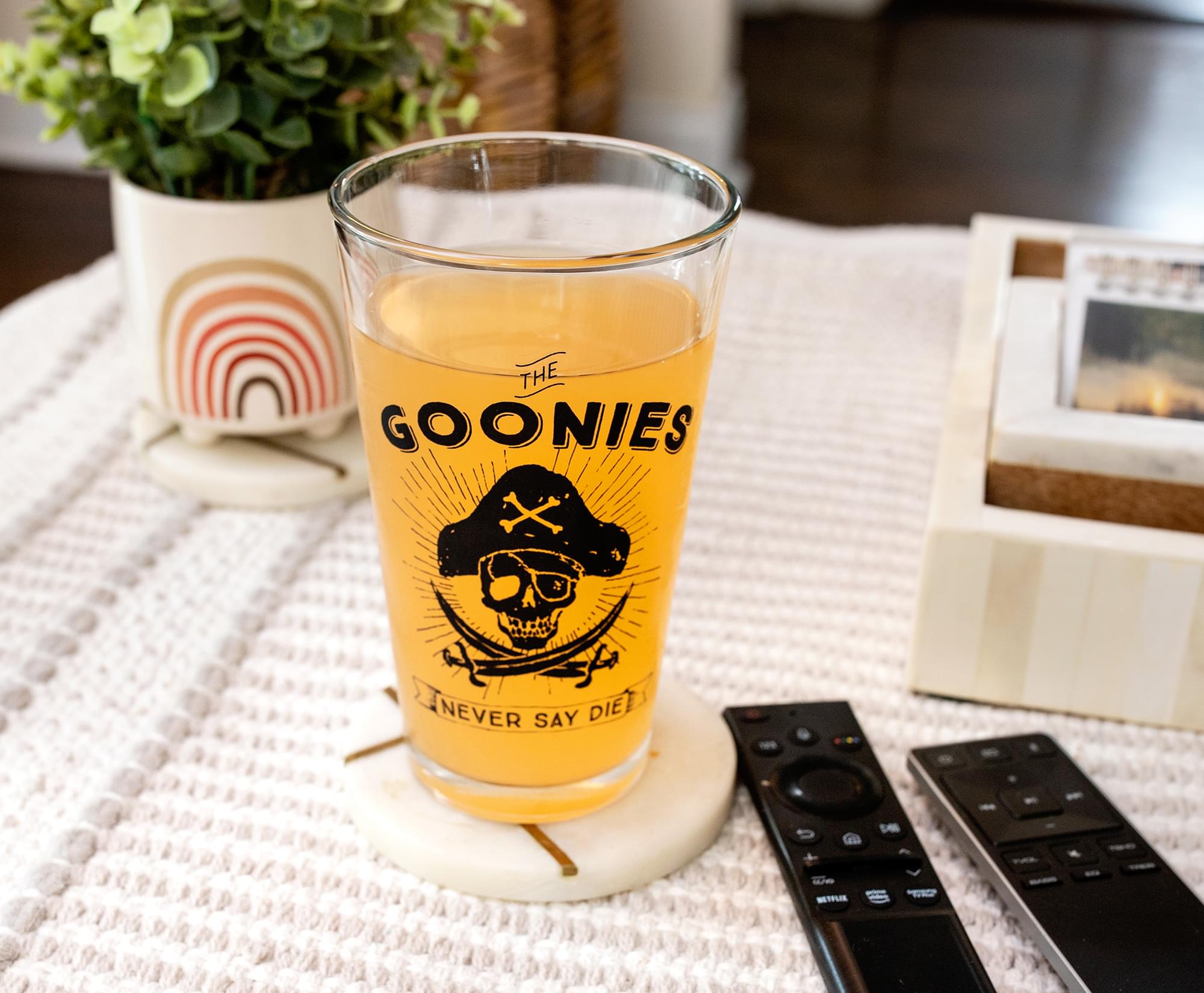 The Goonies Never Say Die 16-Ounce Pint Glass