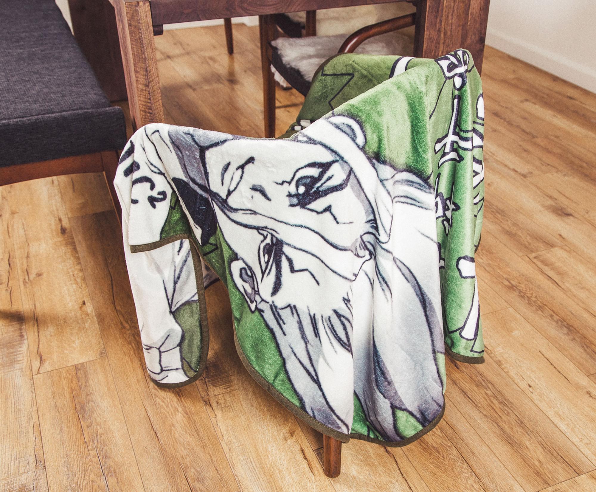 Dr. Stone Senku Ishigami Super Comfy Fleece Throw Blanket - 45x60 Inches