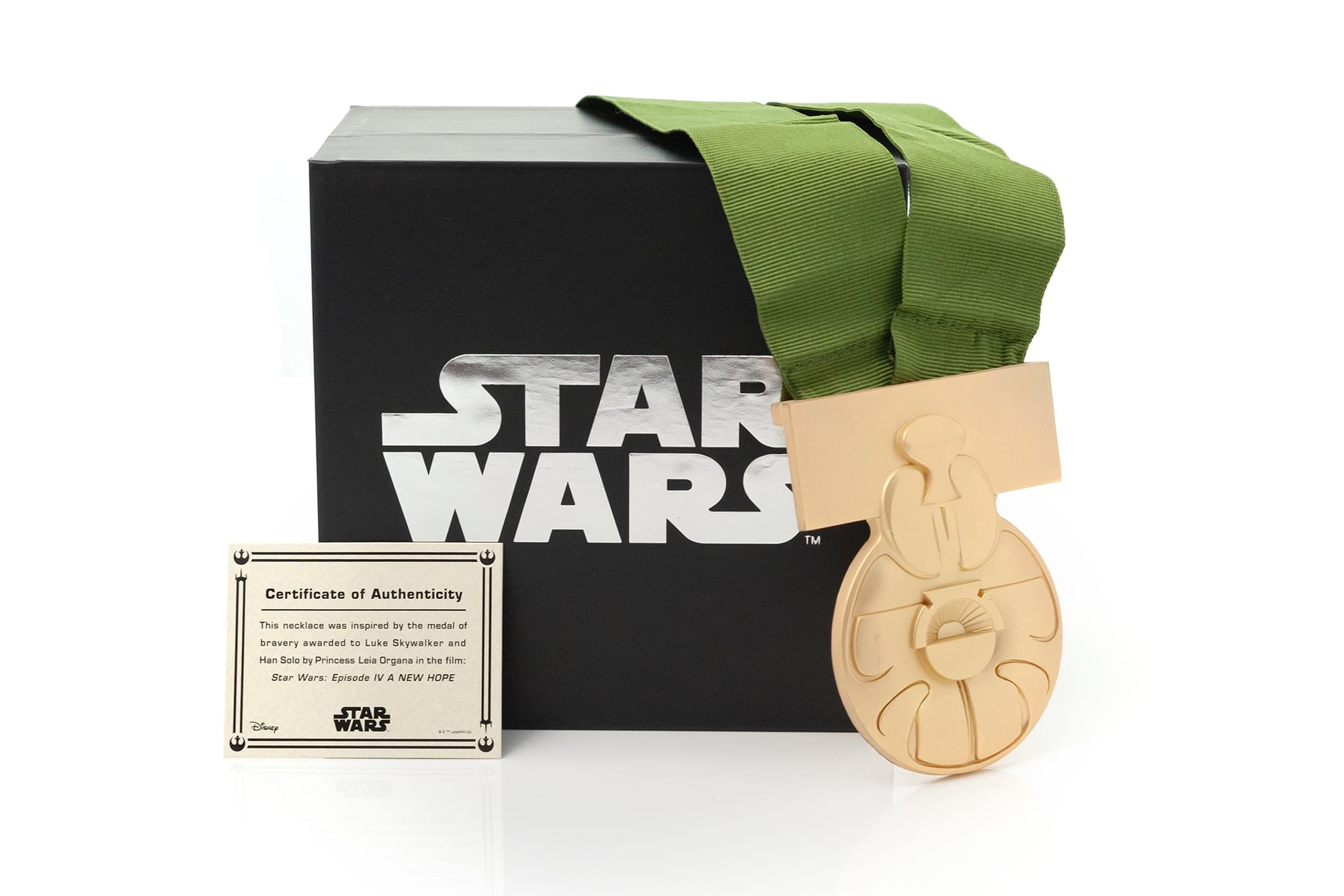 Epic Star Wars Yavin Medal - 1:1 Gold Plated Licensed Prop Replica