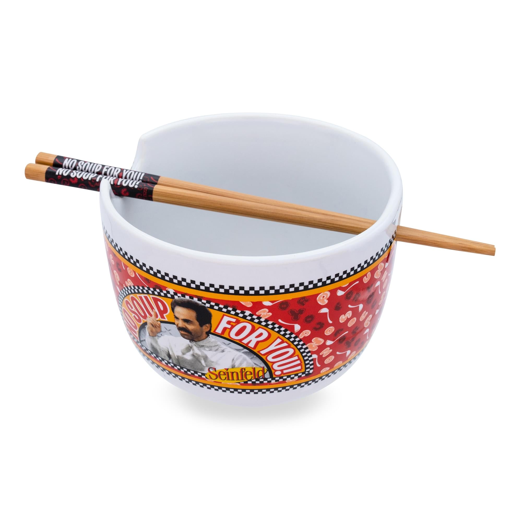 Seinfeld 'No Soup For You!' 20-Ounce Ramen Bowl & Chopstick Set