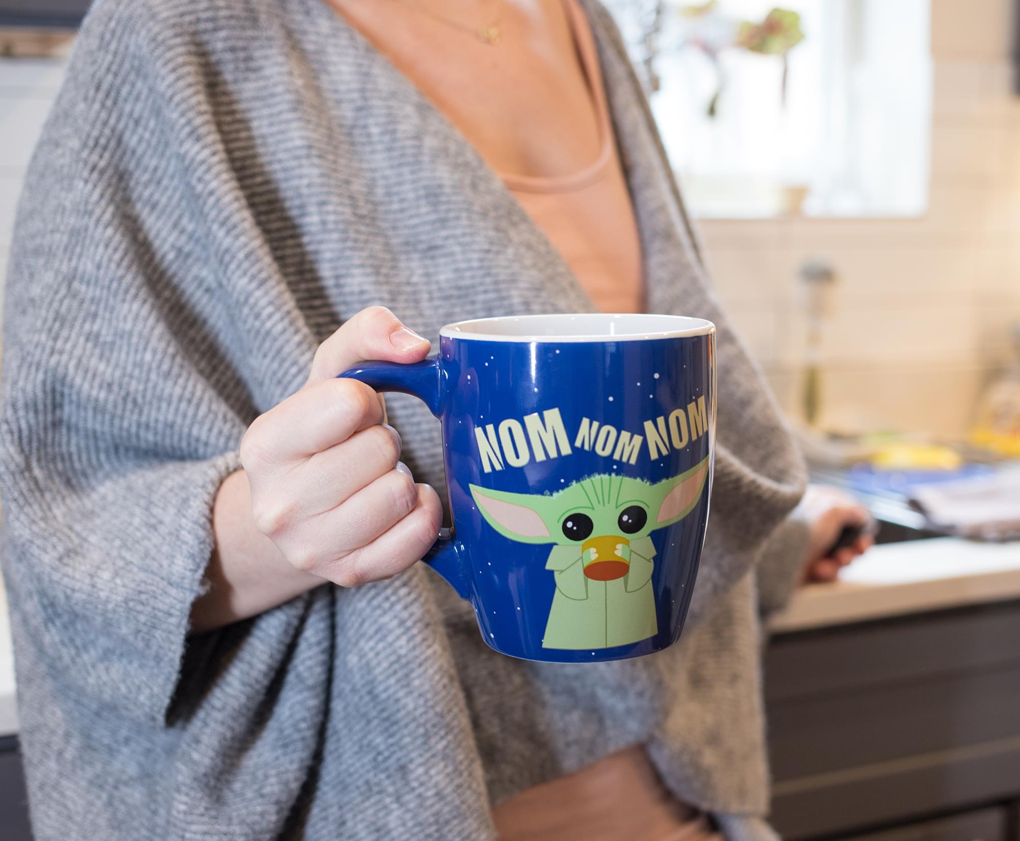 The Mandalorian's Adorable Grogu Ceramic Mug - 25 Oz