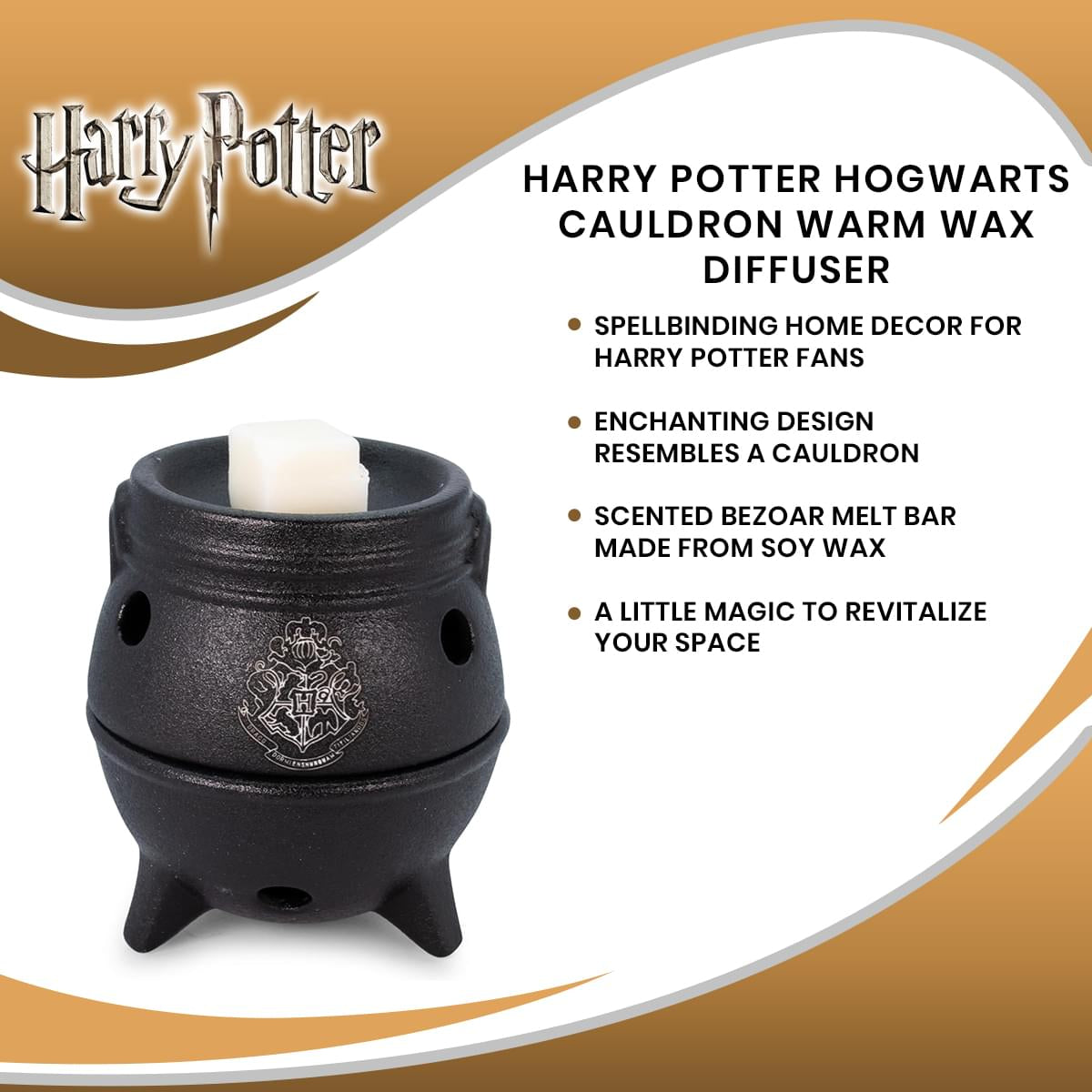 Harry Potter Hogwarts Cauldron Wax Diffuser - A Magical Aroma for Your Home