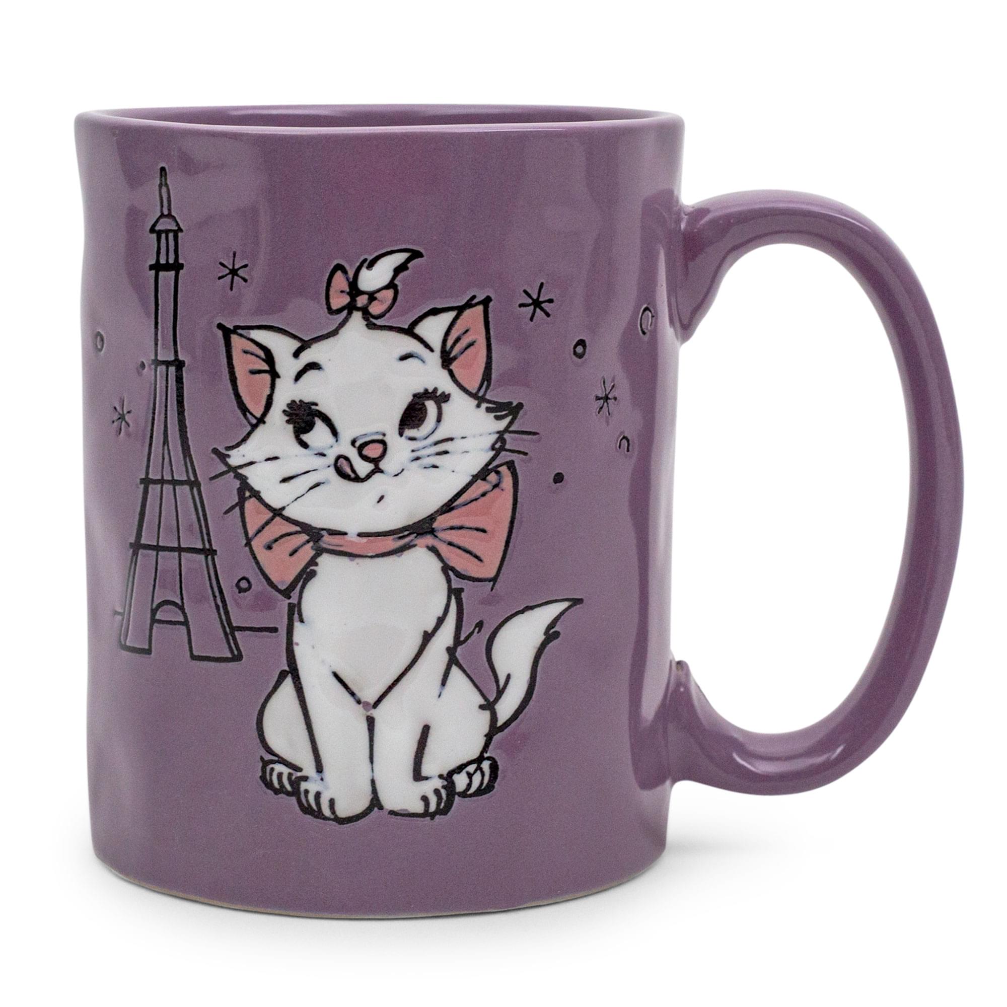 Enchanting Disney The Aristocats Marie In Paris Ceramic Mug - 15 Ounce Delight