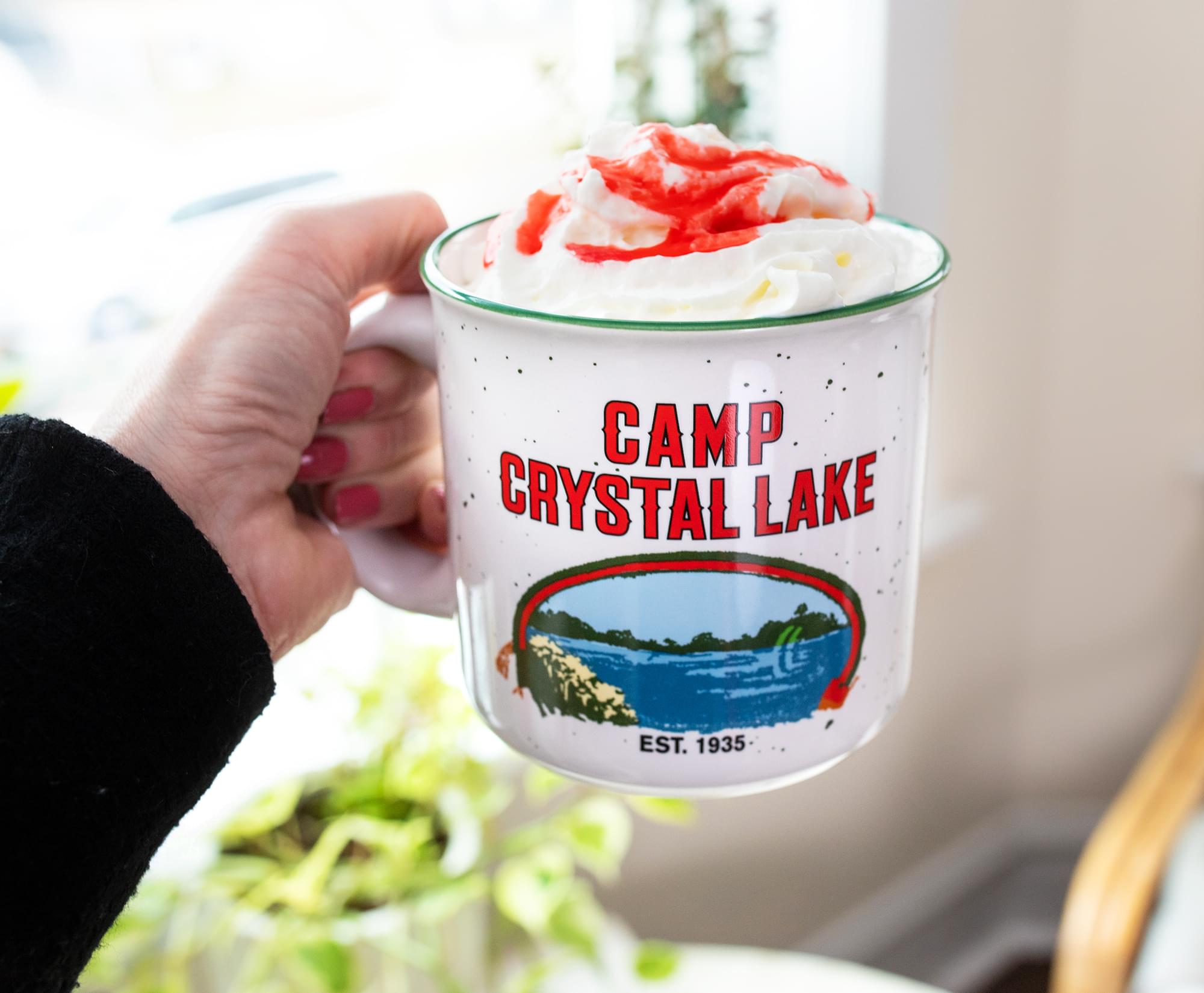 Friday the 13th Crystal Lake Ceramic Camper Mug - 20 Ounce