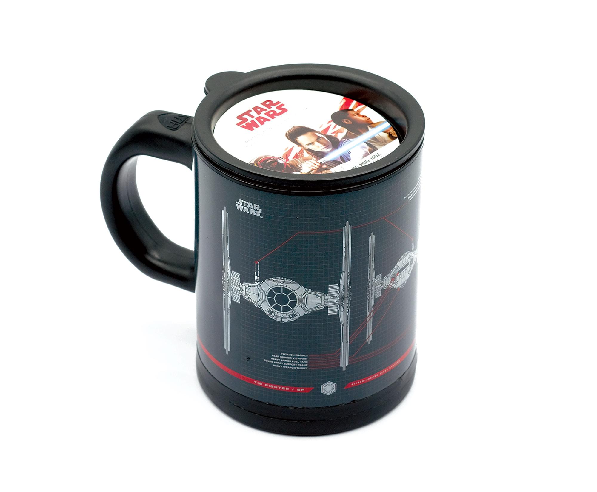 Rev up Your Drink with the Star Wars Tie Fighter Self-Stirring Travel Mug