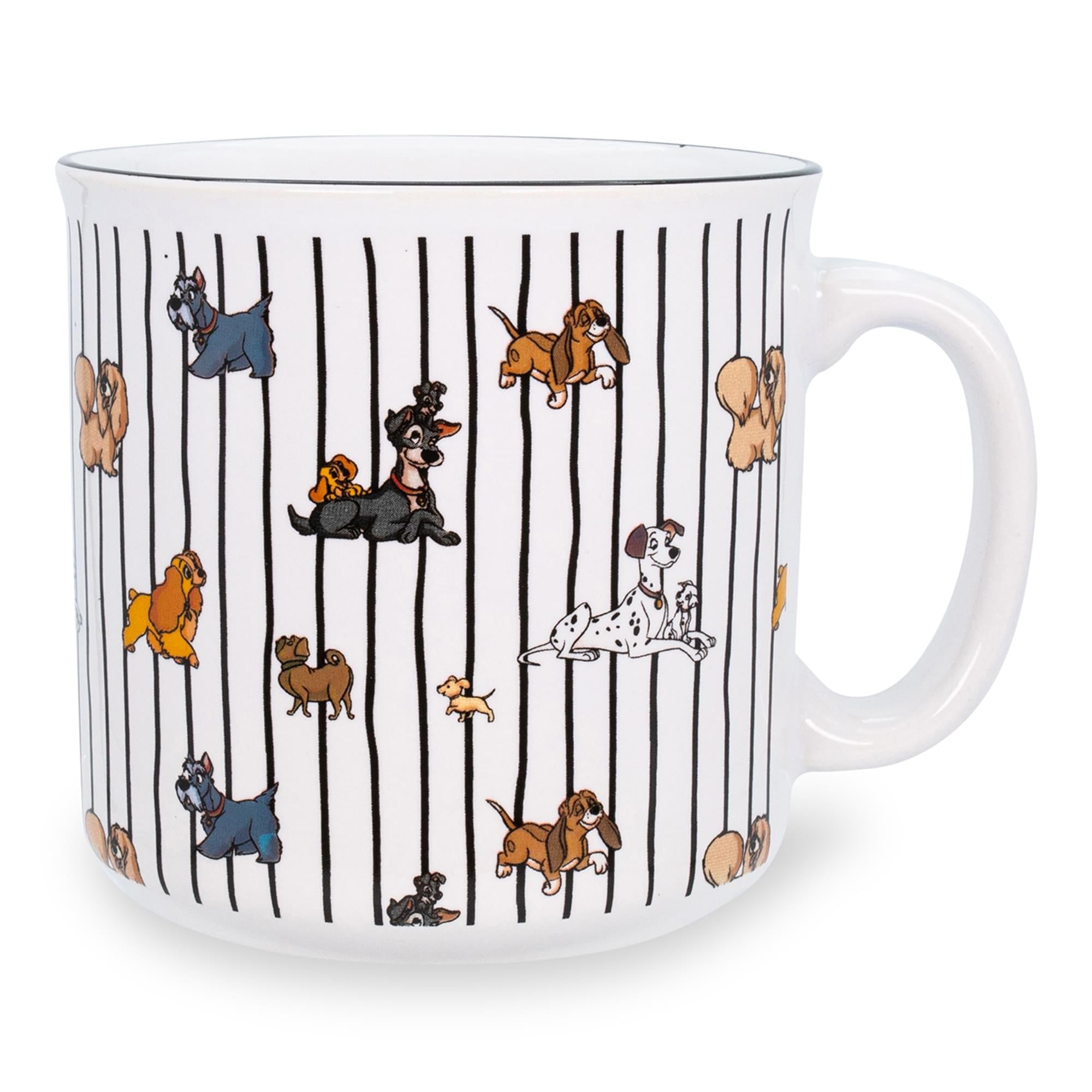 Enchanting Disney Dogs Ceramic Camper Mug - 20 Oz Delight