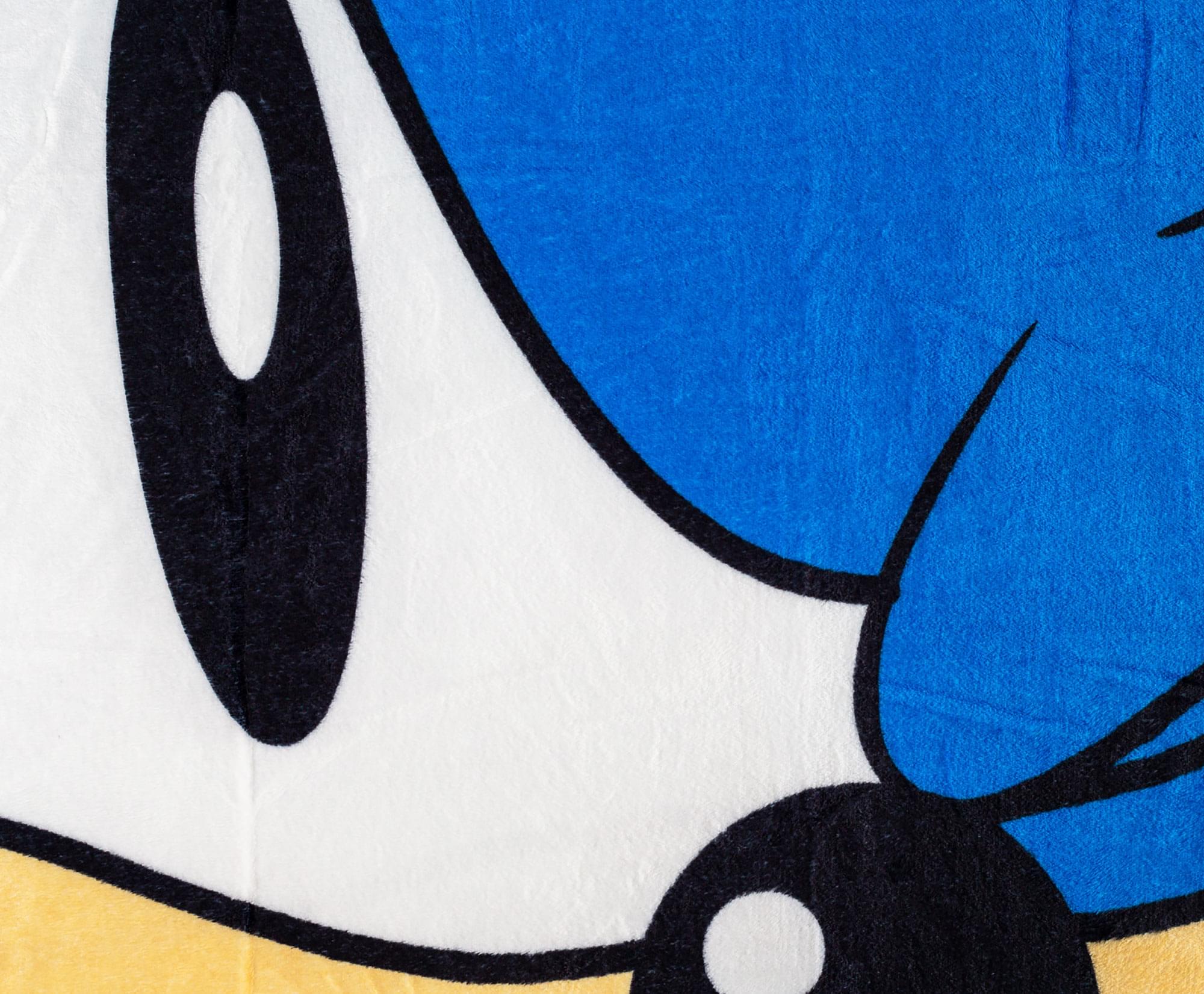 Sonic the Hedgehog Ultra-Comfy Fleece Throw Blanket - 45 x 60 Inches