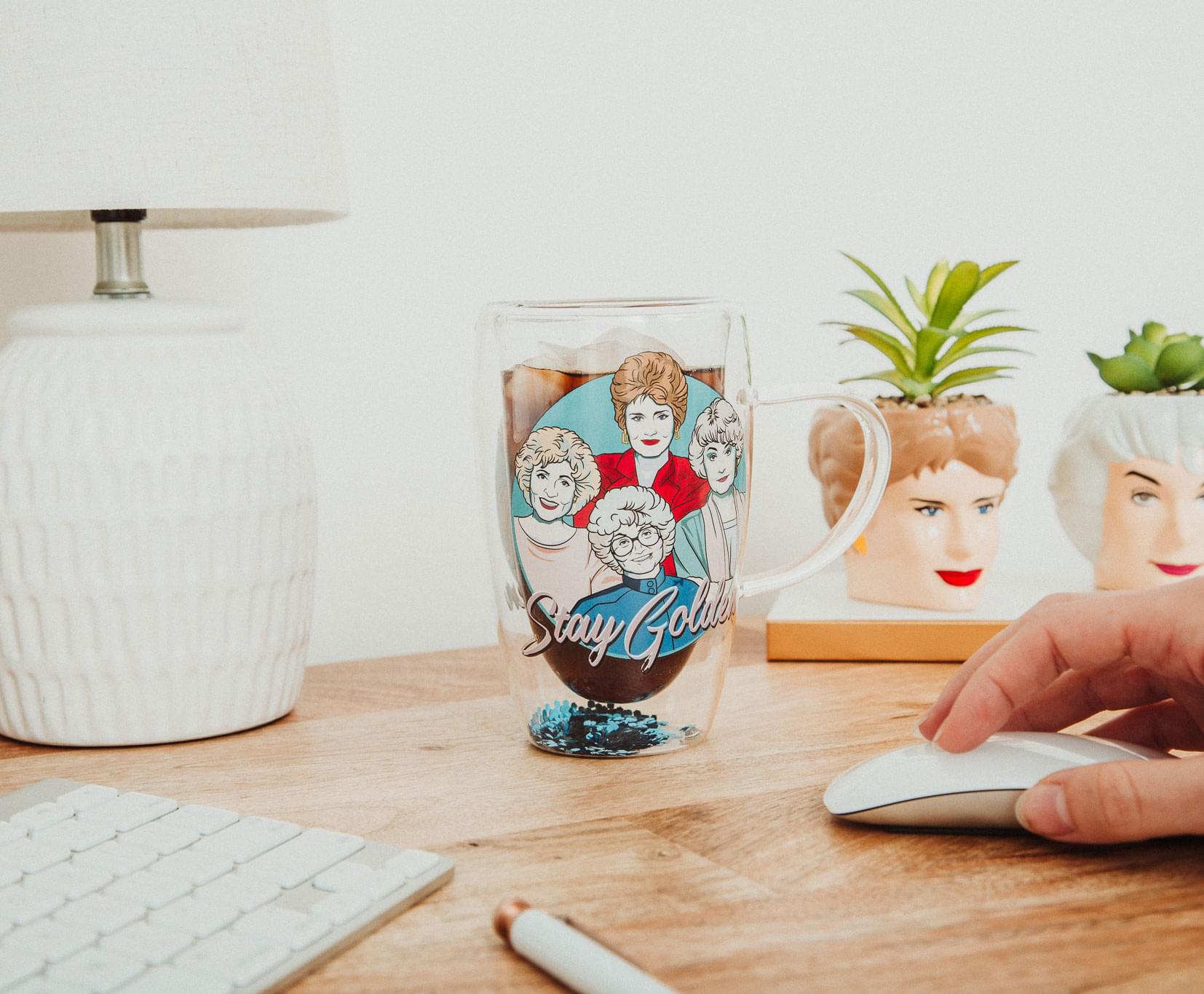 Golden Girls Exclusive 15 - Ounce Double - Walled Glass Mug