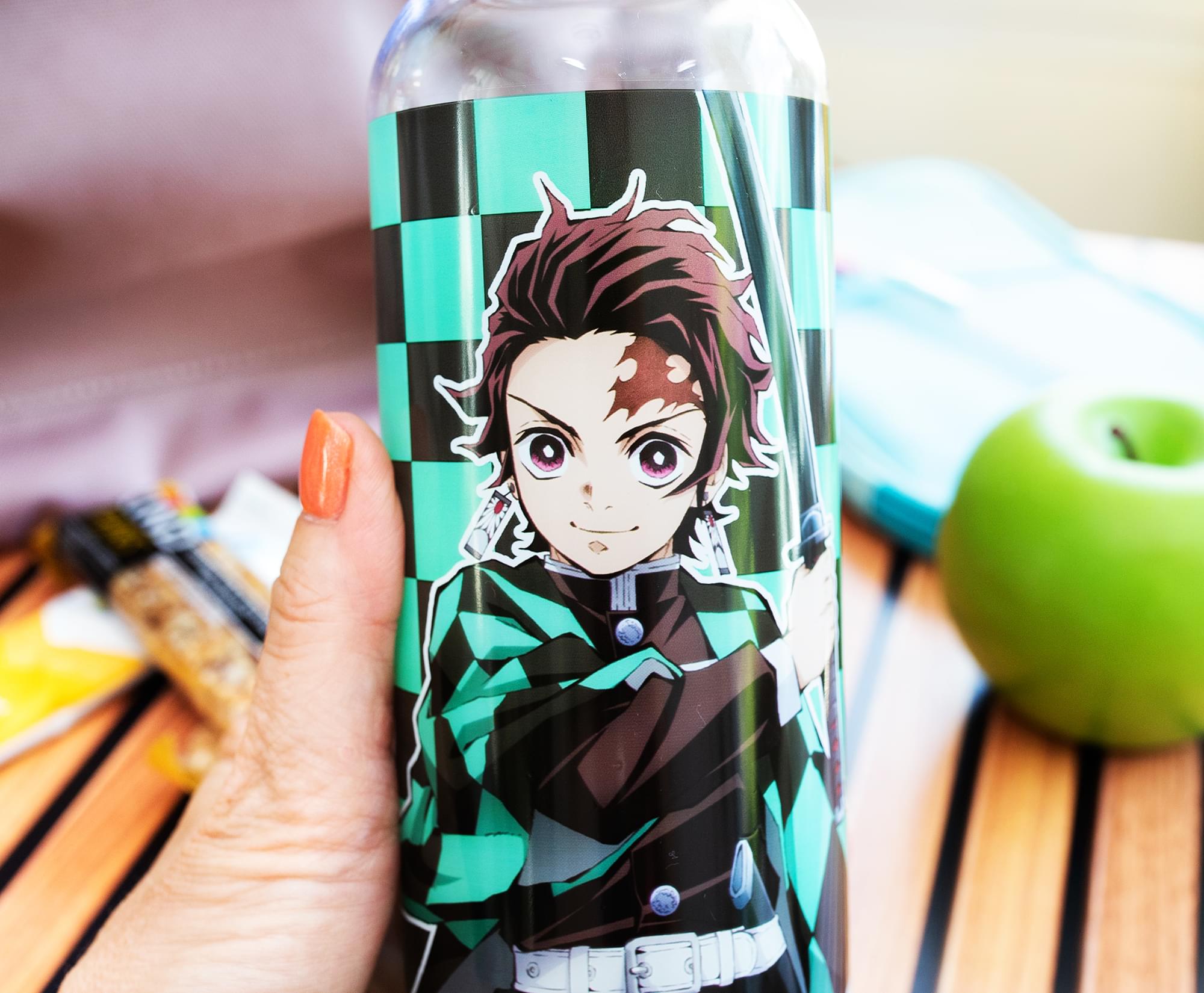 Demon Slayer Tanjiro Kamado 20-Ounce Plastic Water Bottle