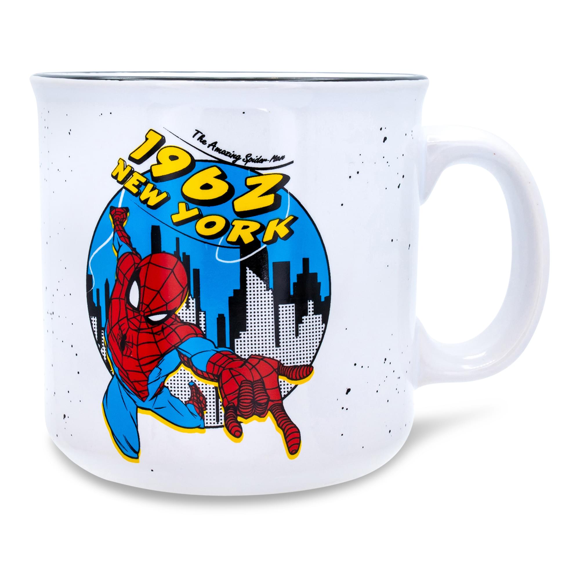 1962 Marvel Comics Spider-Man Ceramic Camper Mug - 20 Ounce