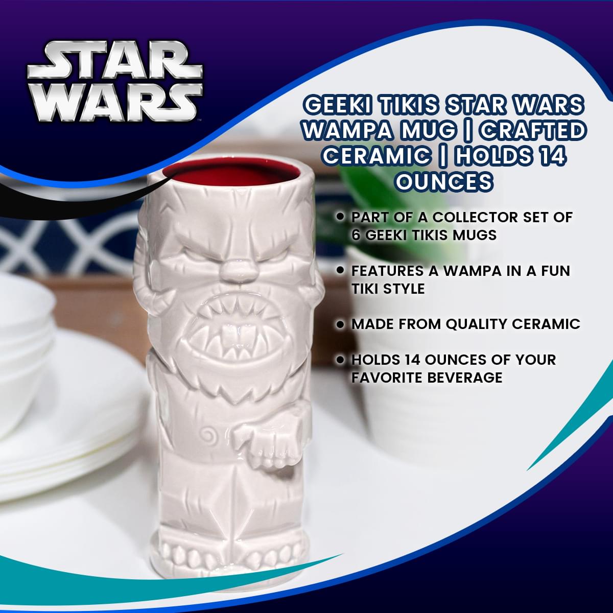 Geeki Tikis Star Wars Wampa Ceramic Mug - 14 Ounces of Galactic Goodness