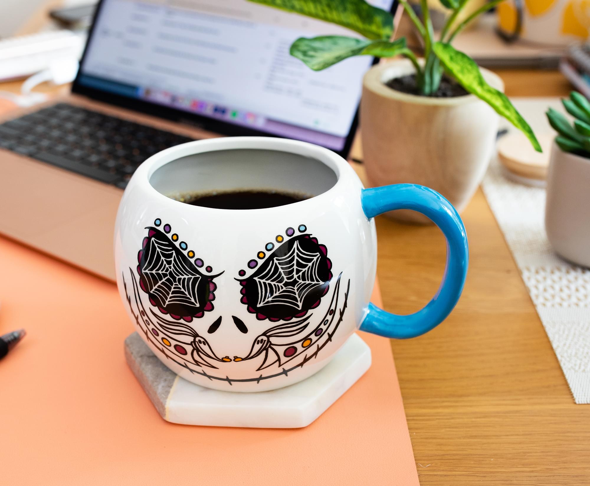 Disney's Nightmare Before Christmas Jack Skellington Day of the Dead Ceramic Mug