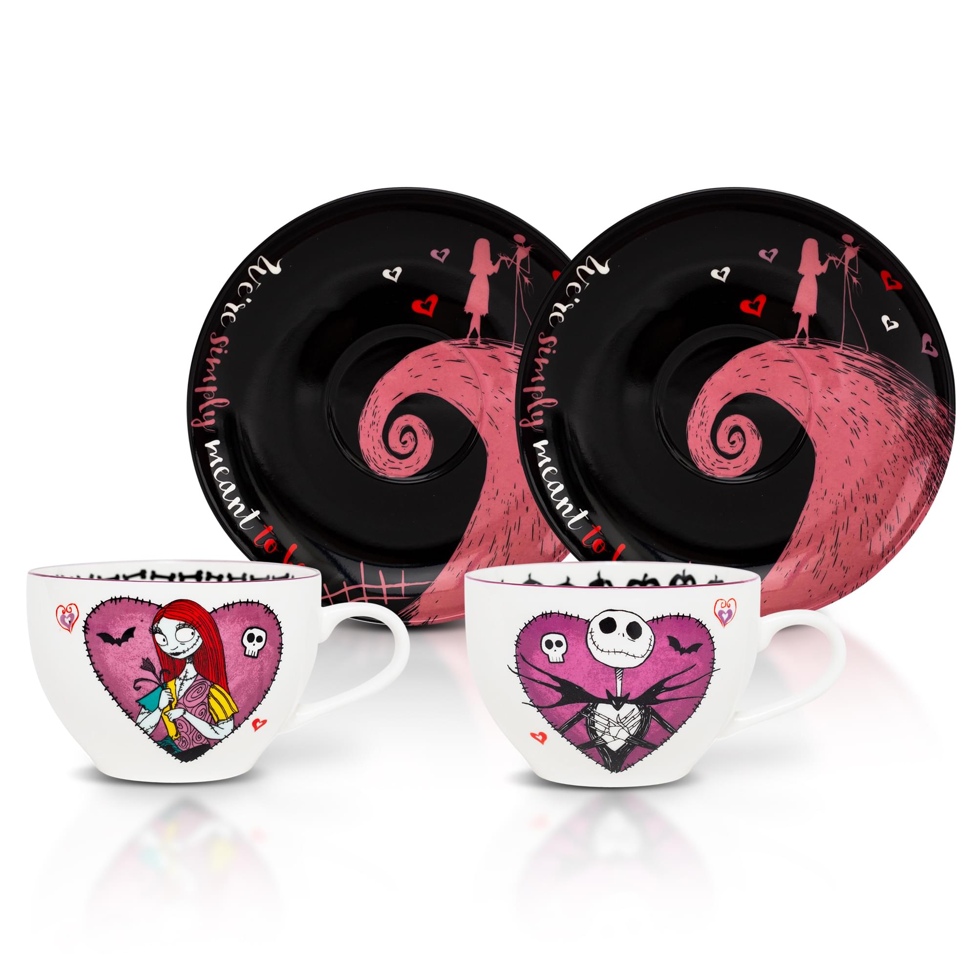 Disney's The Nightmare Before Christmas Bone China Teacup & Saucer Set - 2 Piece