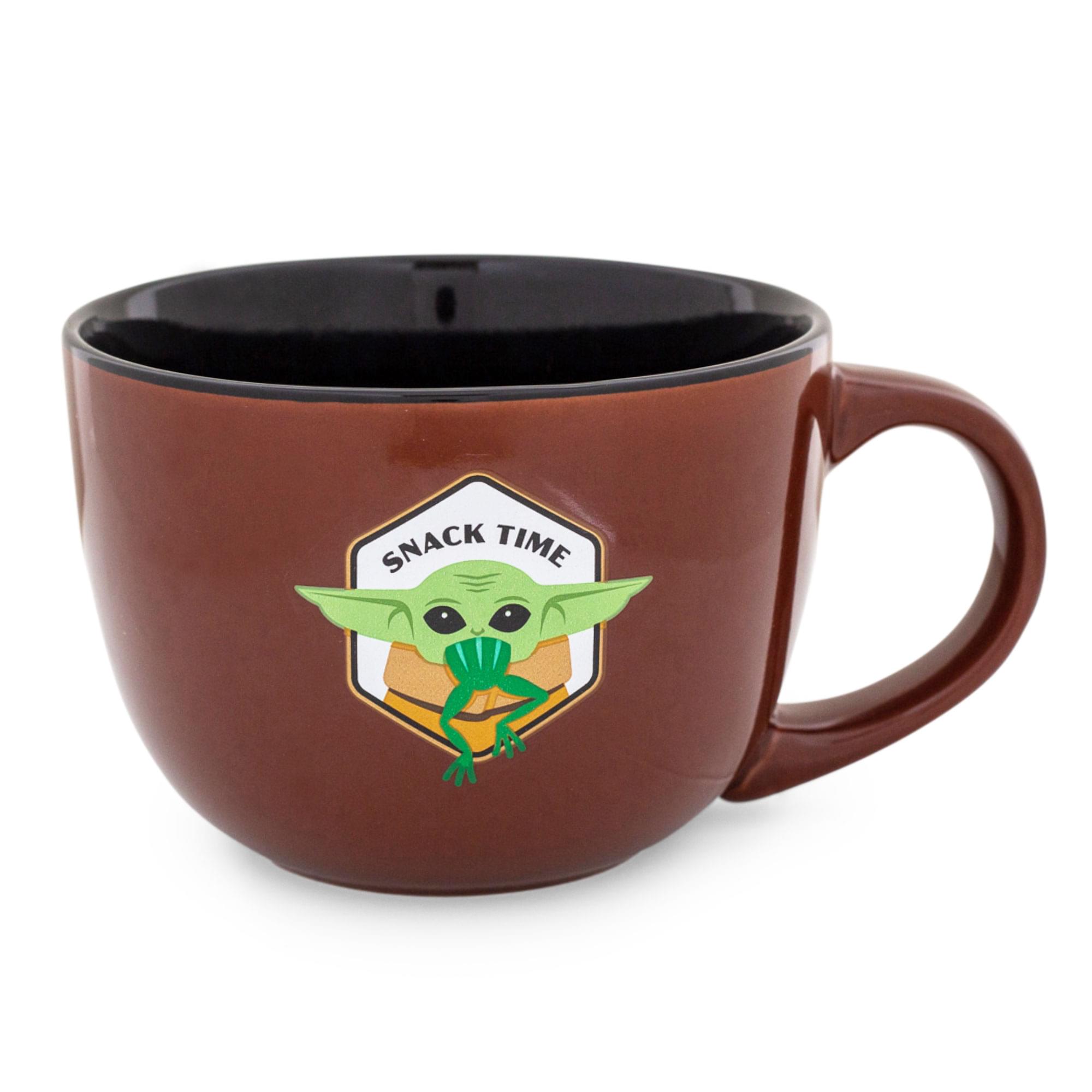 Star Wars: The Mandalorian Grogu Snack Time 24-Ounce Ceramic Soup Mug