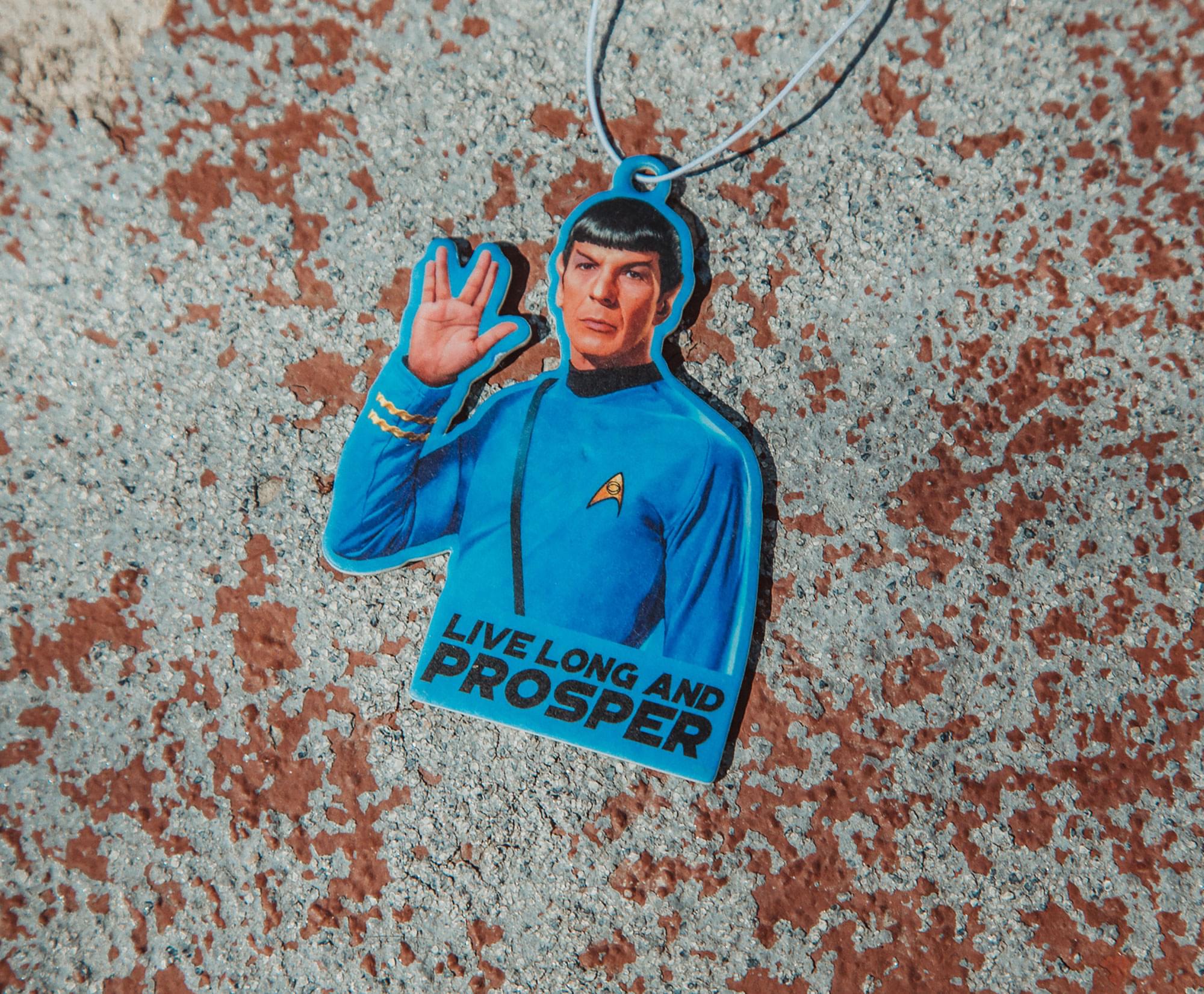 Star Trek Spock Air Freshener - Live Long and Prosper, Berry Scent
