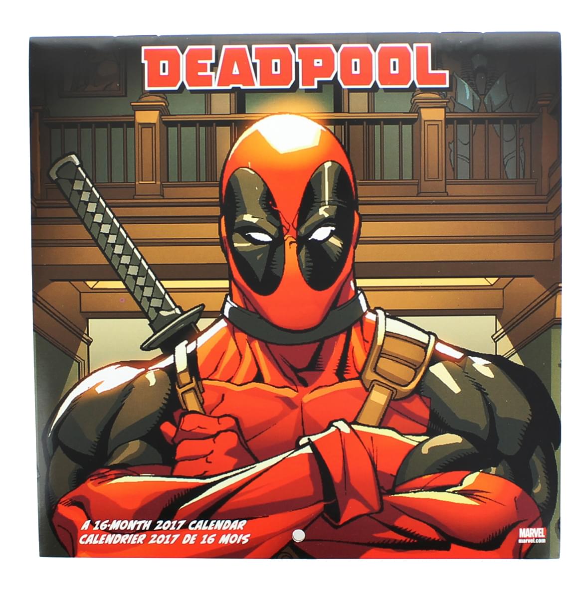 Epic Marvel Deadpool 2017 Wall Calendar