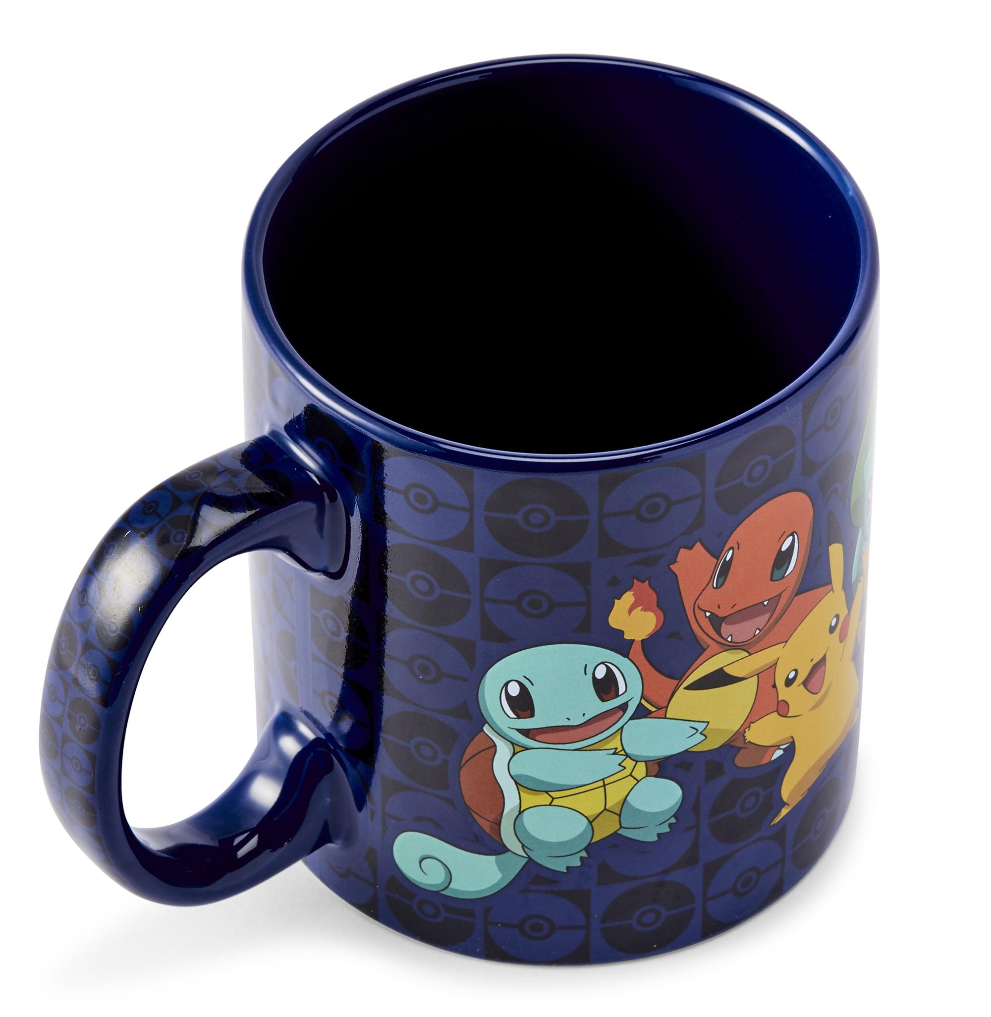 Original Generation One Pokémon Starters Coffee Mug with Pikachu