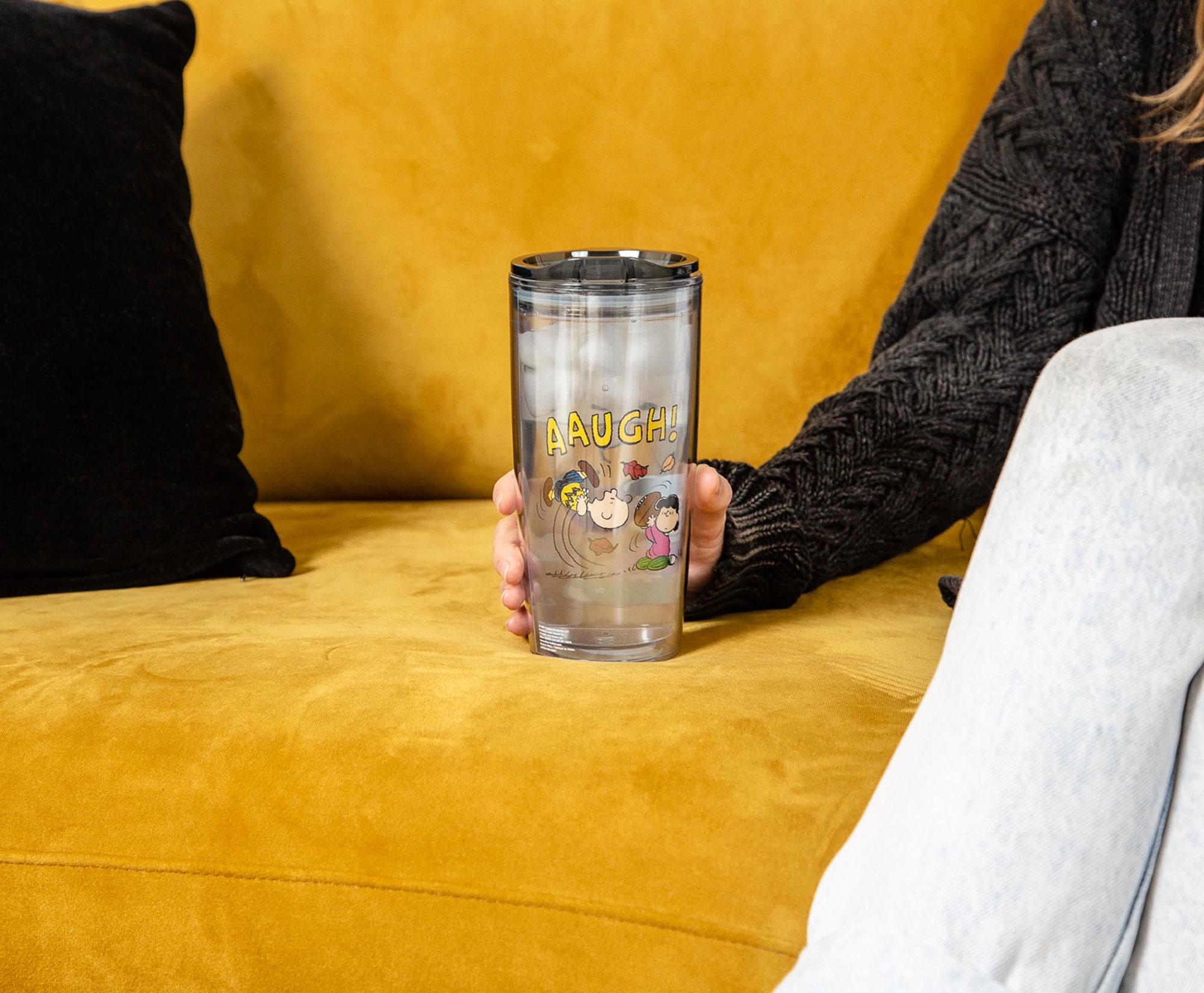 Celebrate Charlie Brown's Iconic Football Fails with This 20-Ounce Travel Tumbler