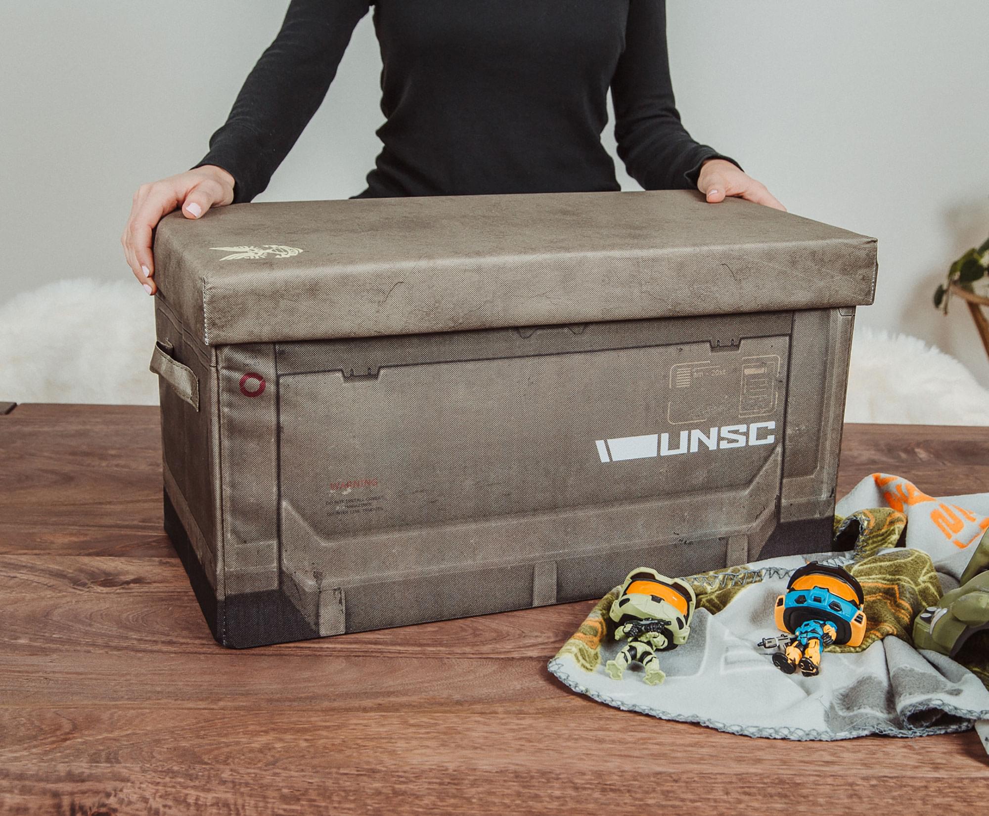 HALO Ammo Crate: The Ultimate Collapsible Storage Bin for Gamers