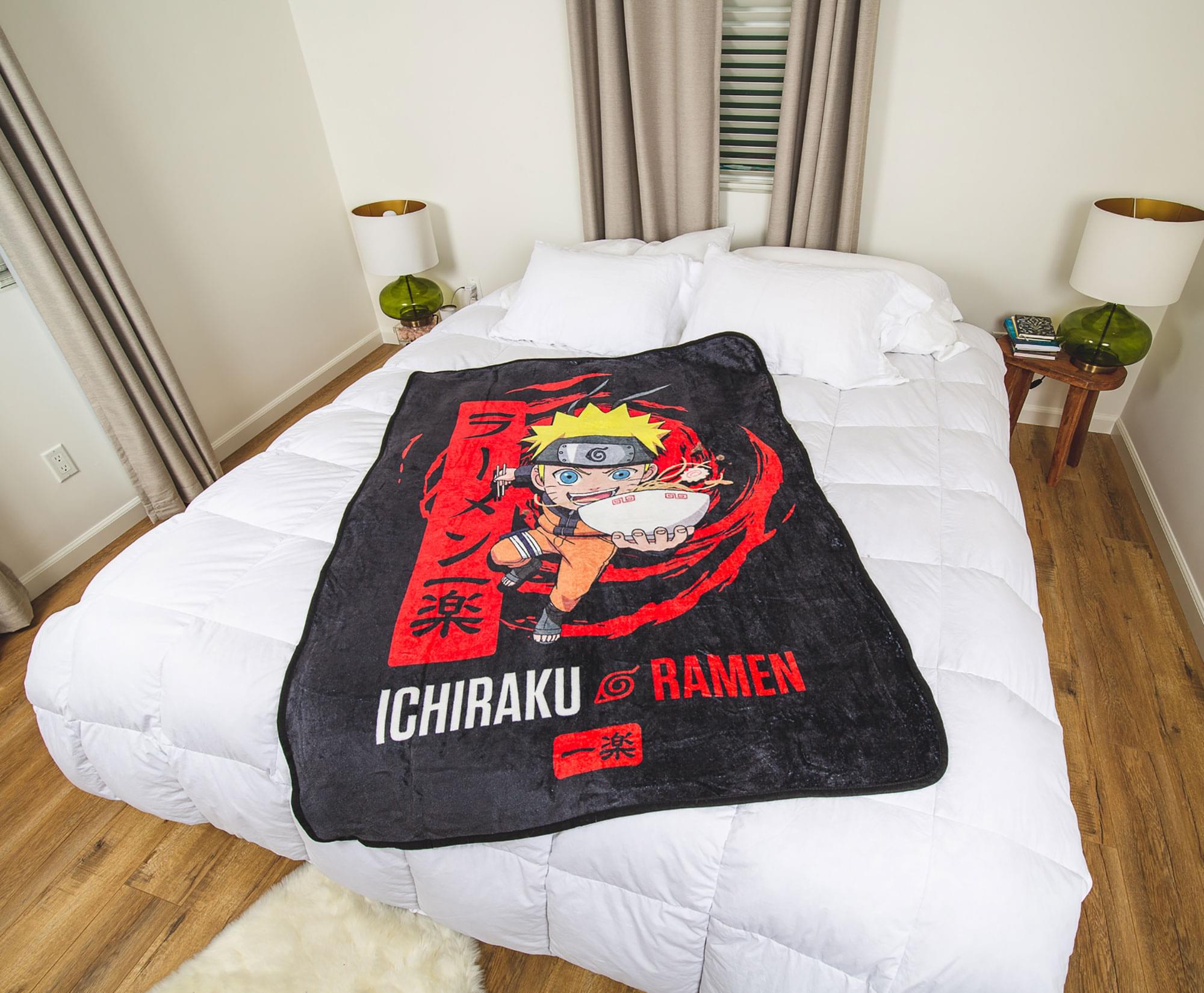 Naruto Shippuden Ichiraku Ramen Cozy Fleece Throw Blanket - 45 x 60 Inches