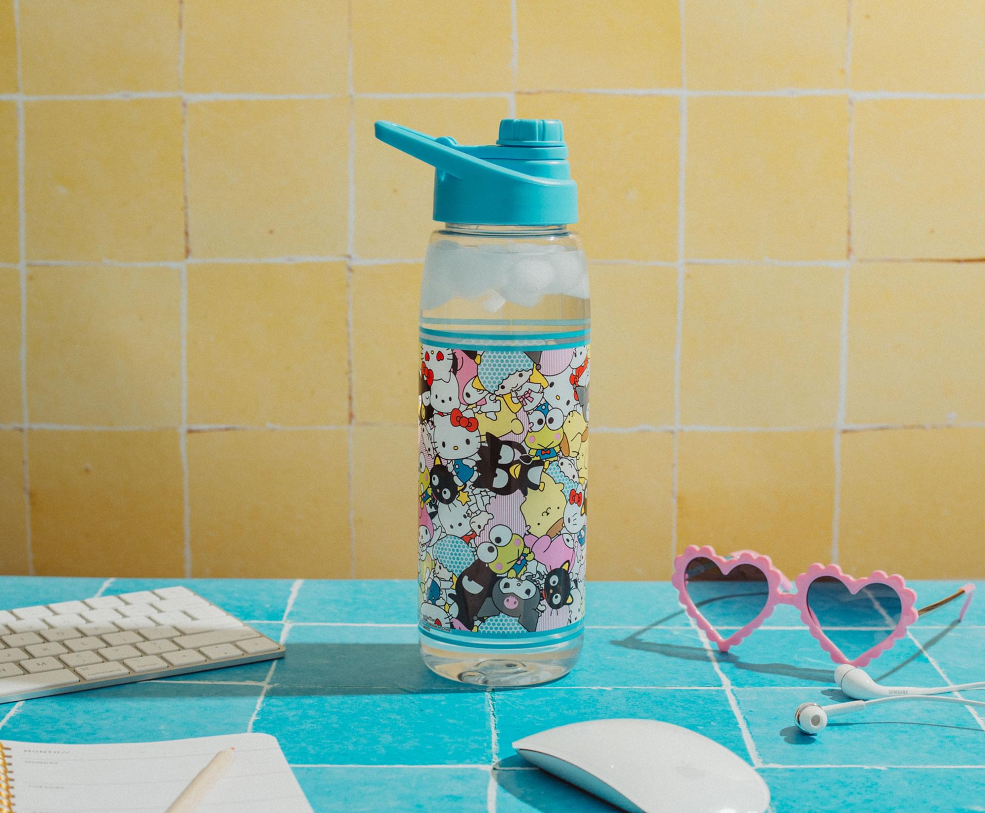 Sanrio Hello Kitty Friends Screw-Top Plastic Water Bottle