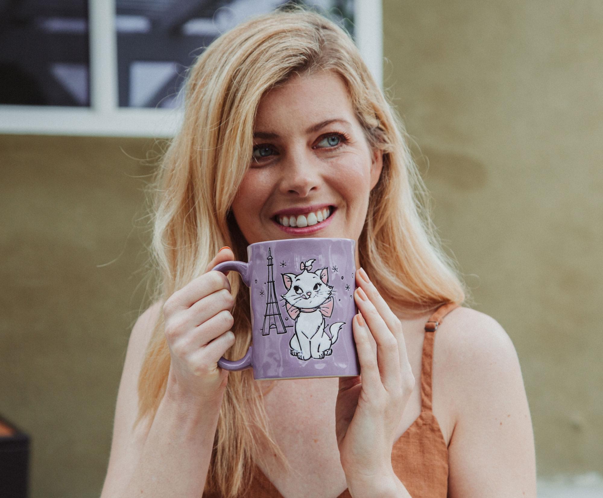 Enchanting Disney The Aristocats Marie In Paris Ceramic Mug - 15 Ounce Delight