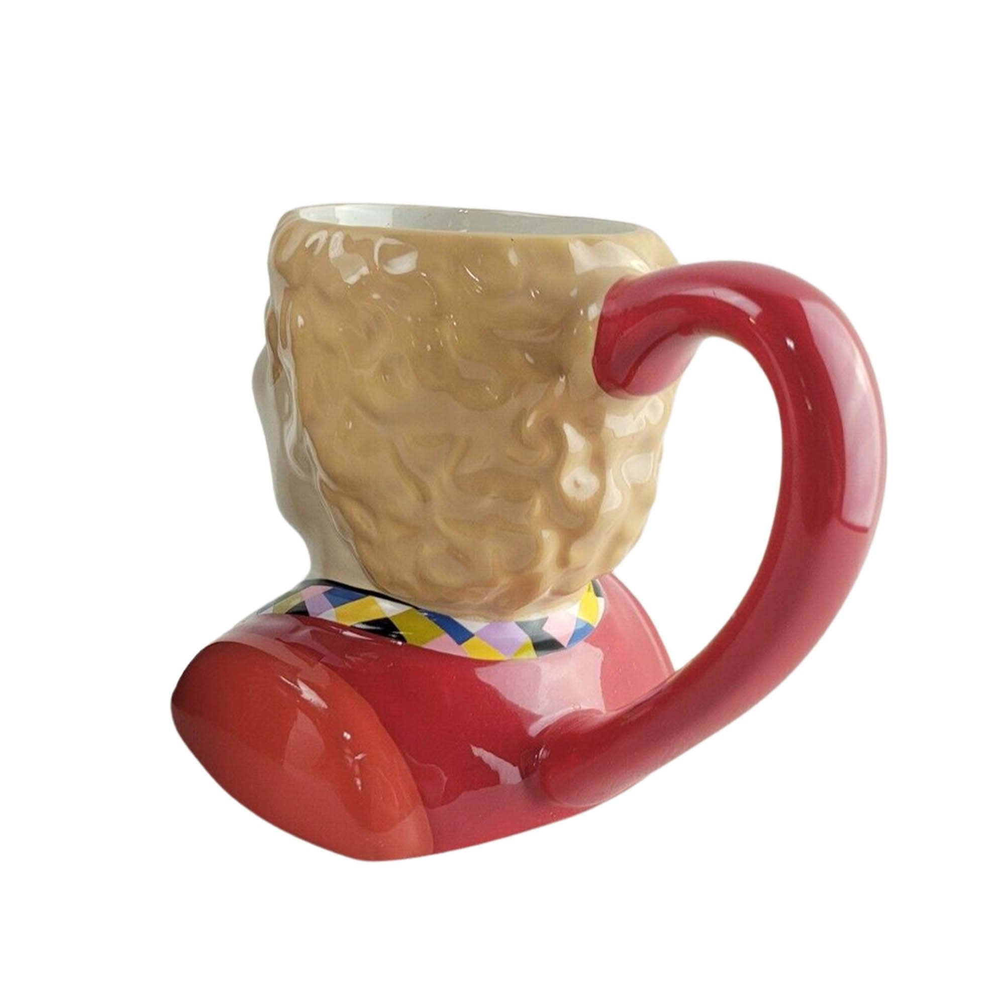 Time-Traveling Delight: Doctor Who 6th Doctor Colin Baker Ceramic 3D Toby Jug Mug