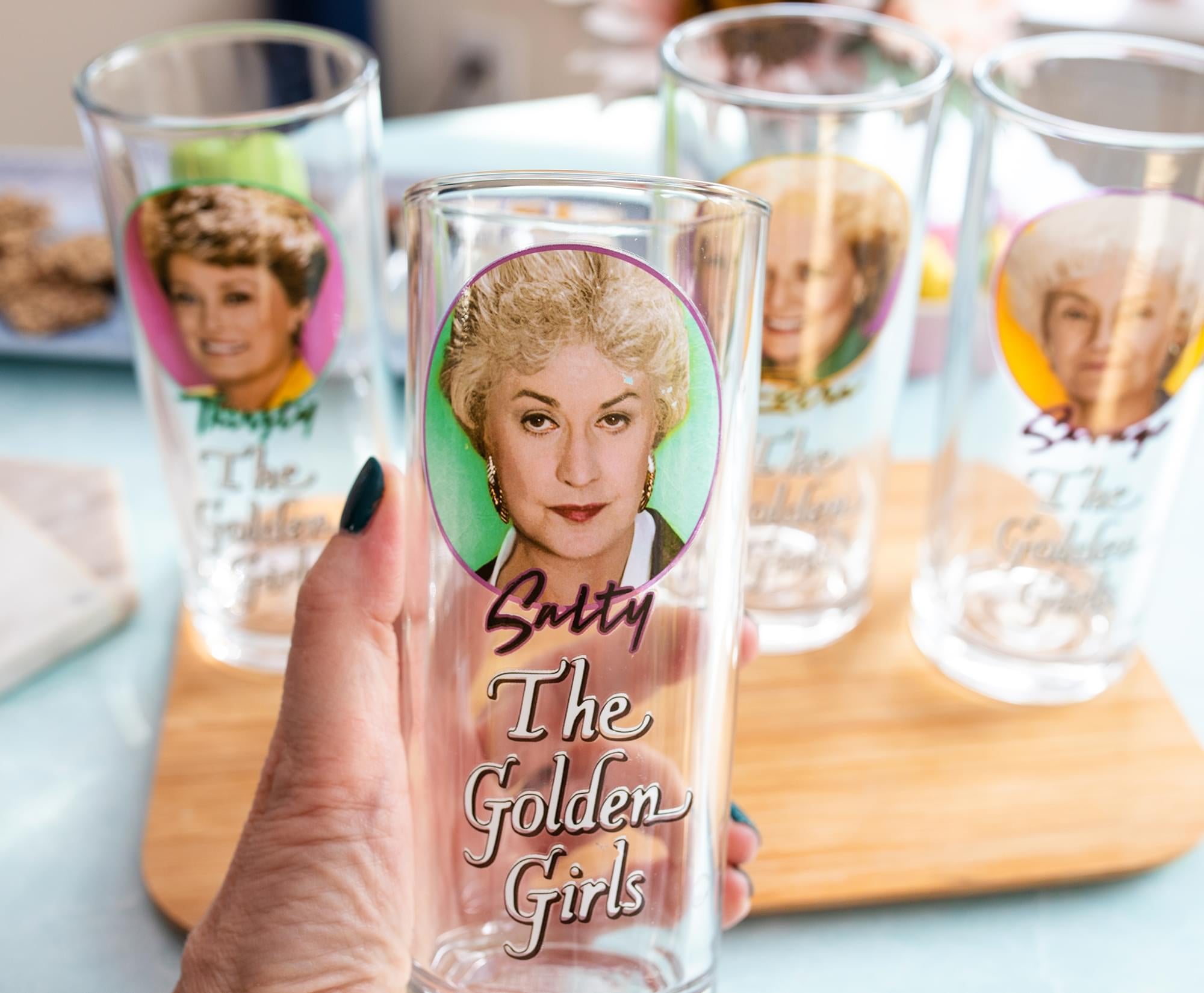 The Golden Girls 10-Ounce Tumbler Glasses Set of 4 - Logo Design