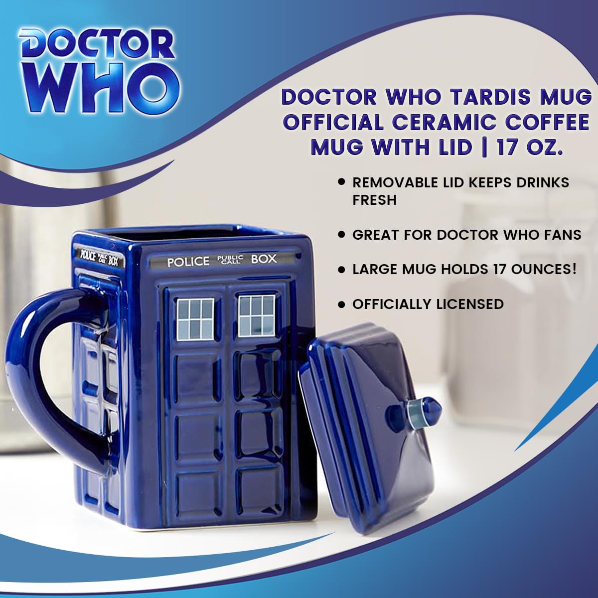 Doctor Who Tardis Mug: Your Gateway to Time and Space Sips