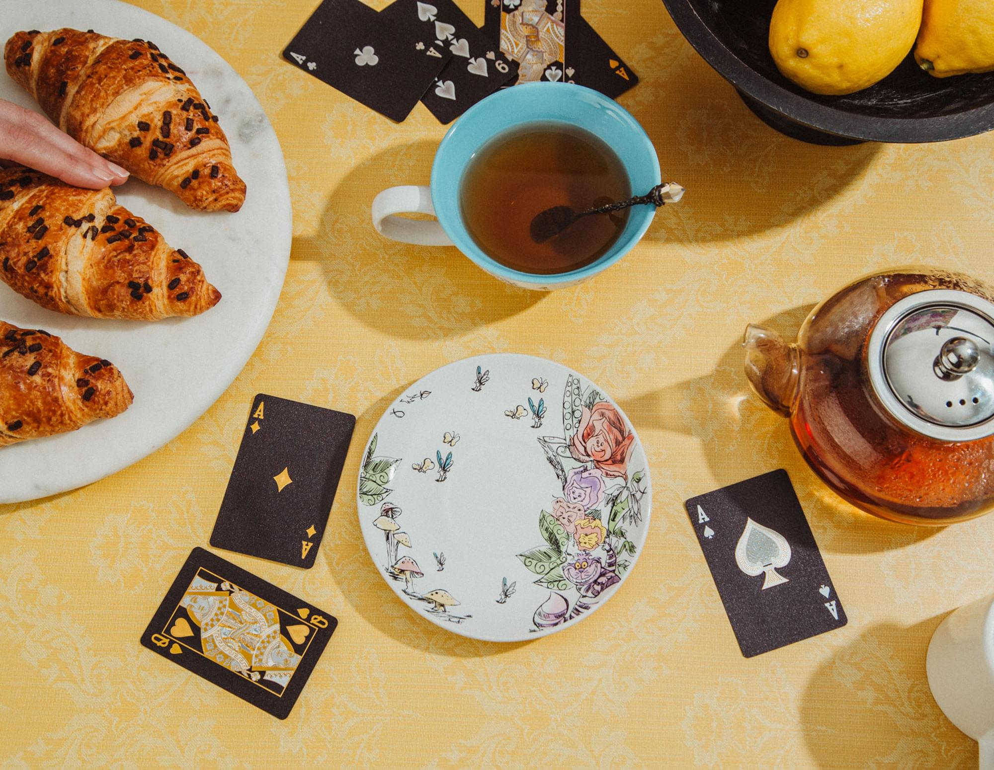 Enchanting Disney Alice In Wonderland Ceramic Teacup & Saucer Set