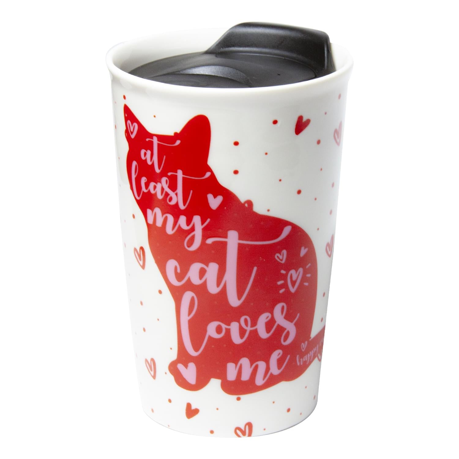 Adorable Cat Lover's Ceramic Coffee Mug - 9 Oz, Ideal Gift