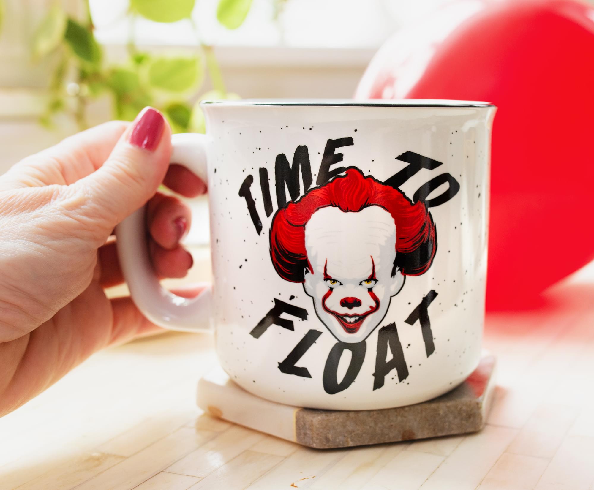 IT Pennywise Ceramic Camper Mug - 20 Oz