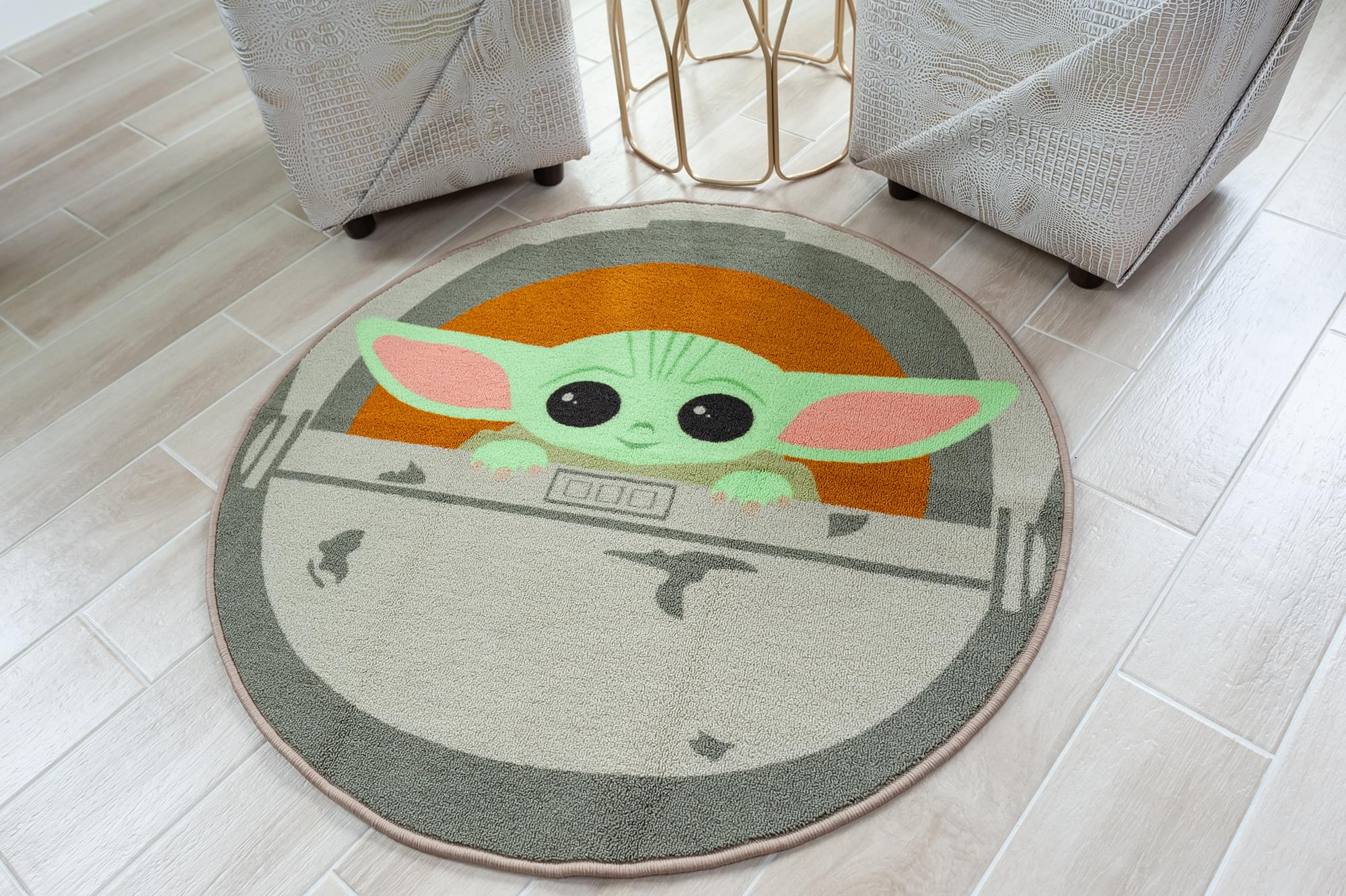 The Mandalorian The Child 39-Inch Round Area Rug - Bring Star Wars Magic Home