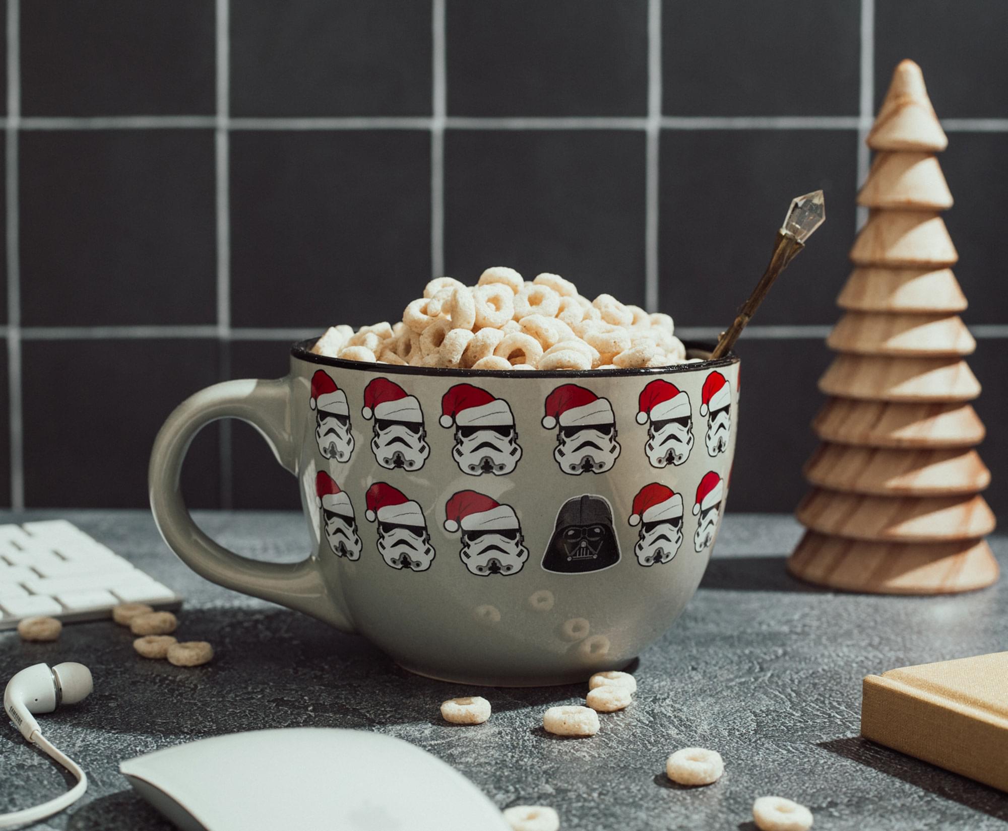 Star Wars Darth Vader Holiday Ceramic Soup Mug - 24 Oz